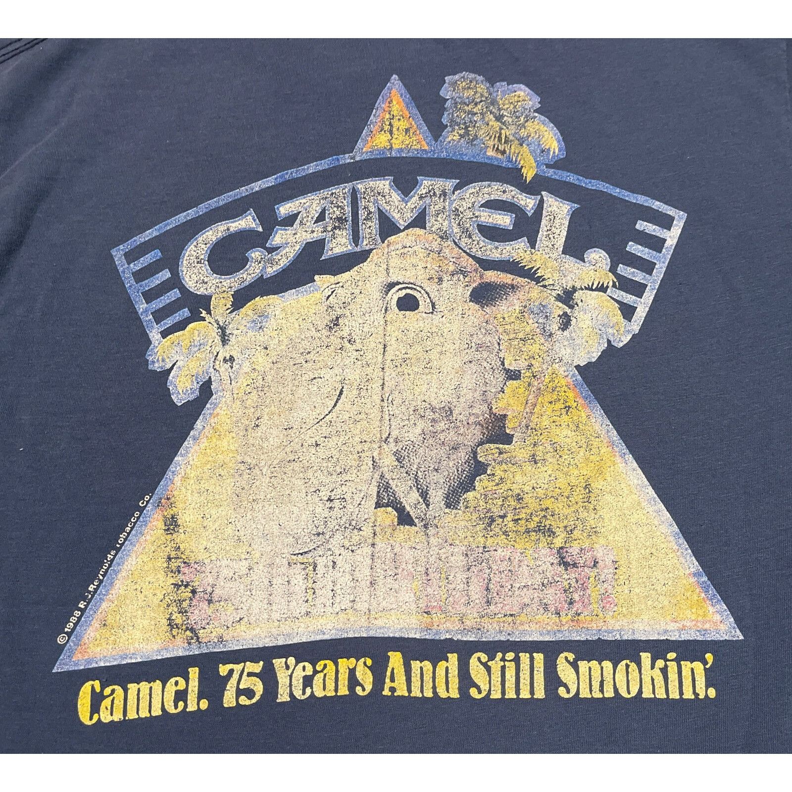 Camel Vintage 1988 Medium Joe Camel Cigarettes Single Stitch T-Shi Size US M / EU 48-50 / 2 - 7 Thumbnail