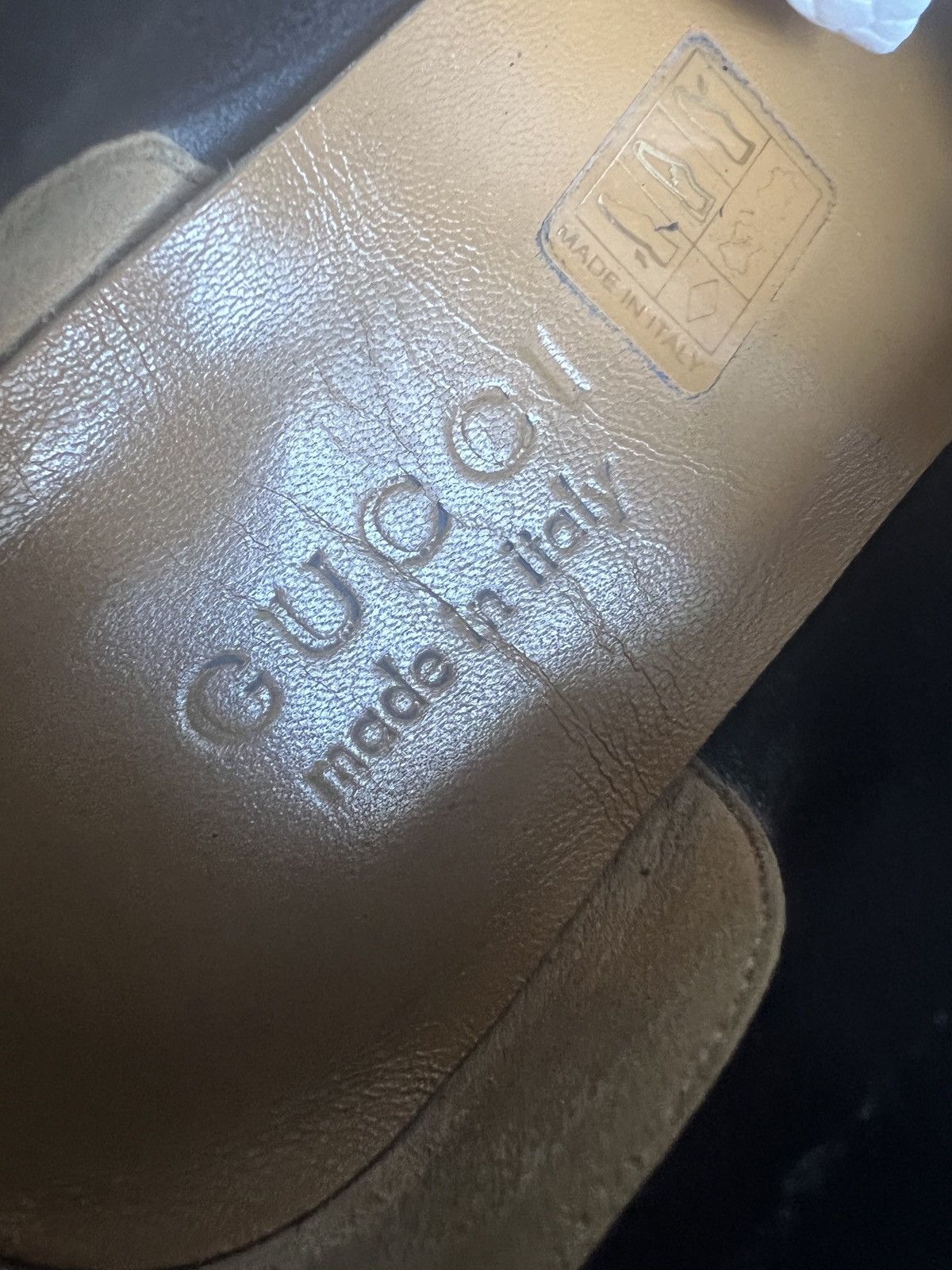 Designer × Gucci × Vintage Vintage GUCCI Web Stripe Suede Loafers Size US 7.5 / EU 40-41 - 12 Thumbnail