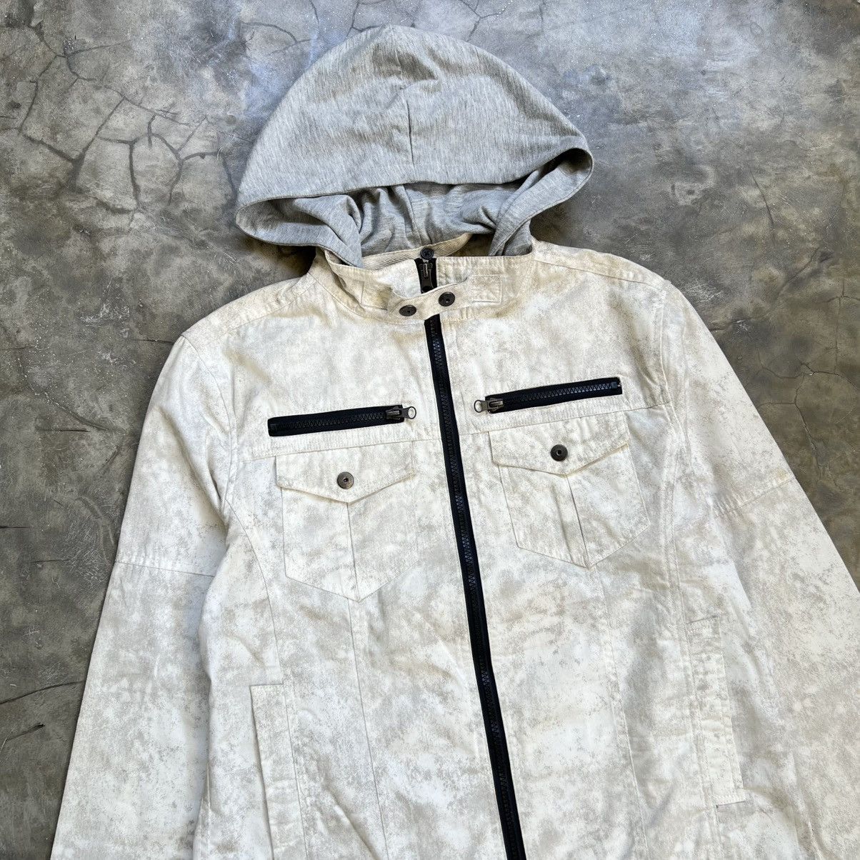 Isamu Katayama Backlash 2000’s Splendid Tornado Style Smoke Pattern Multi Zip Jacket Size US M / EU 48-50 / 2 - 3 Thumbnail