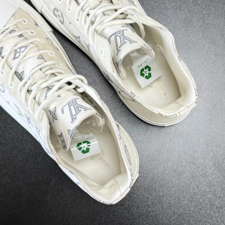 Louis Vuitton Louis Vuitton Monogram Canvas High-Top Sneakers -2508 Size US 8 / EU 41 - 3 Thumbnail