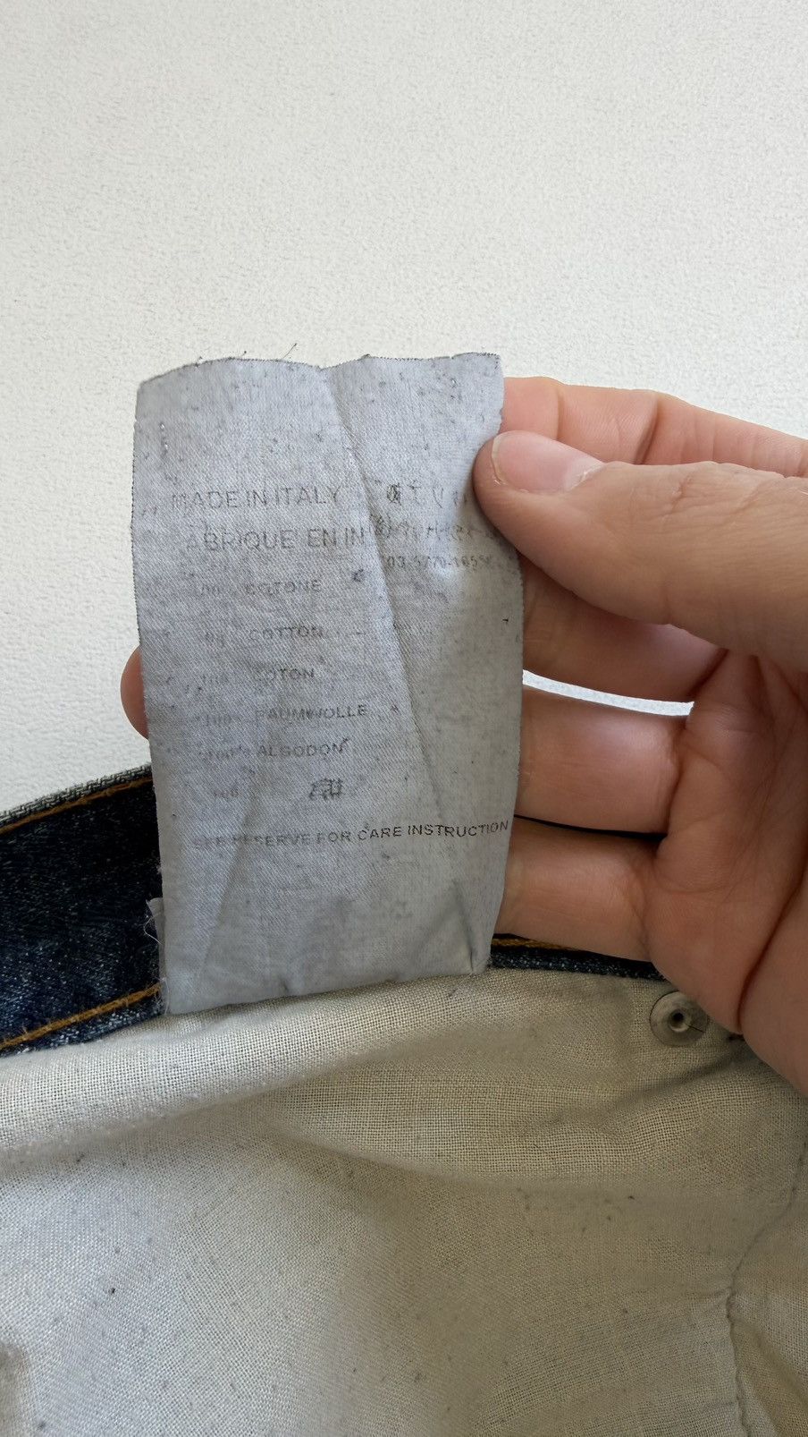Helmut Lang OG ‘Whiskered Blue Denim’ Jeans Size US 36 / EU 52 - 9 Thumbnail