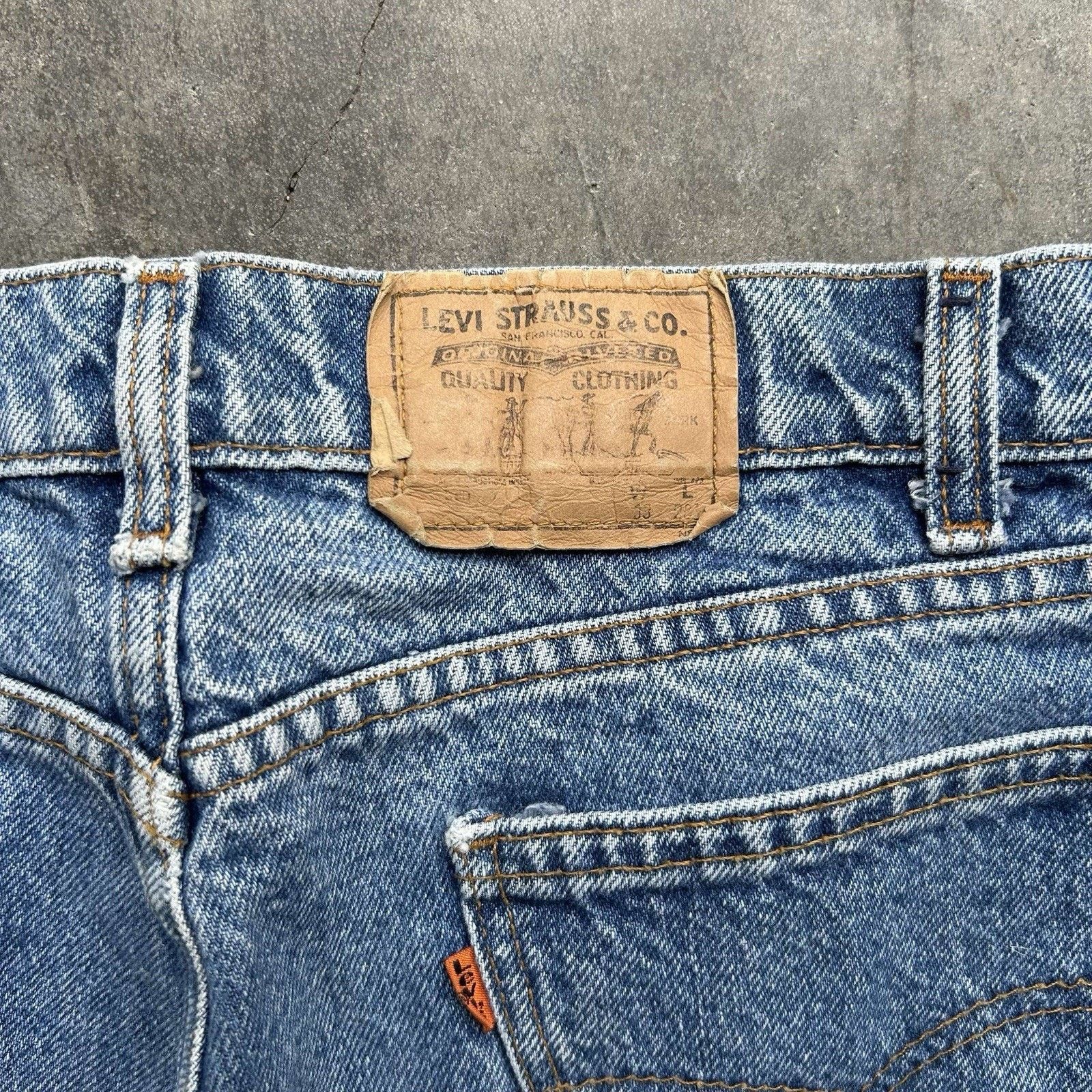 Levi's Vintage Levi’s Orange Tab Jeans Men’s 33 X 28 1/2 Western Wo Size US 33 - 2 Thumbnail