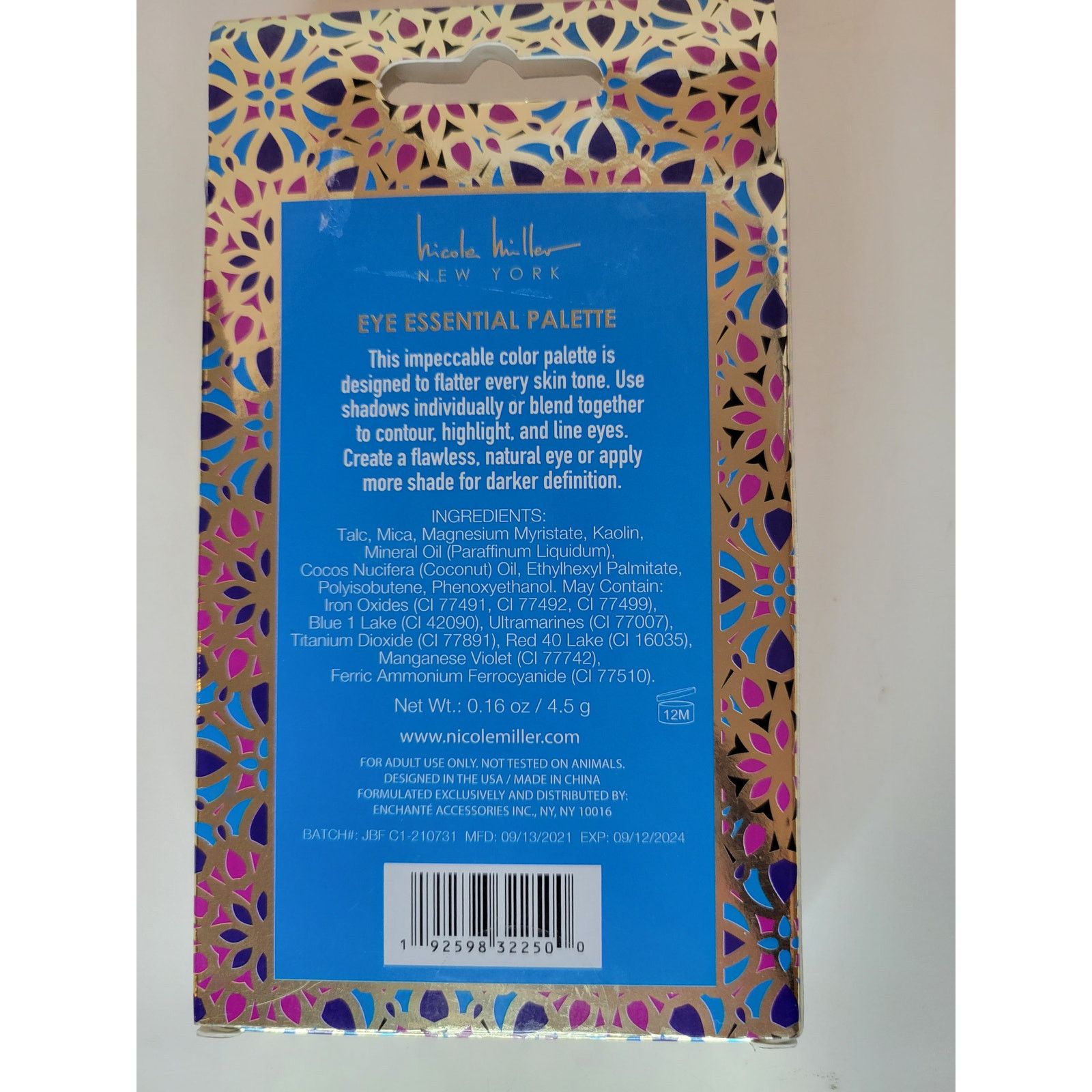 Nicole Miller NIB Nicole Miller Eye Essential Eye Shadow Palette 5 Colors Size ONE SIZE - 2 Thumbnail