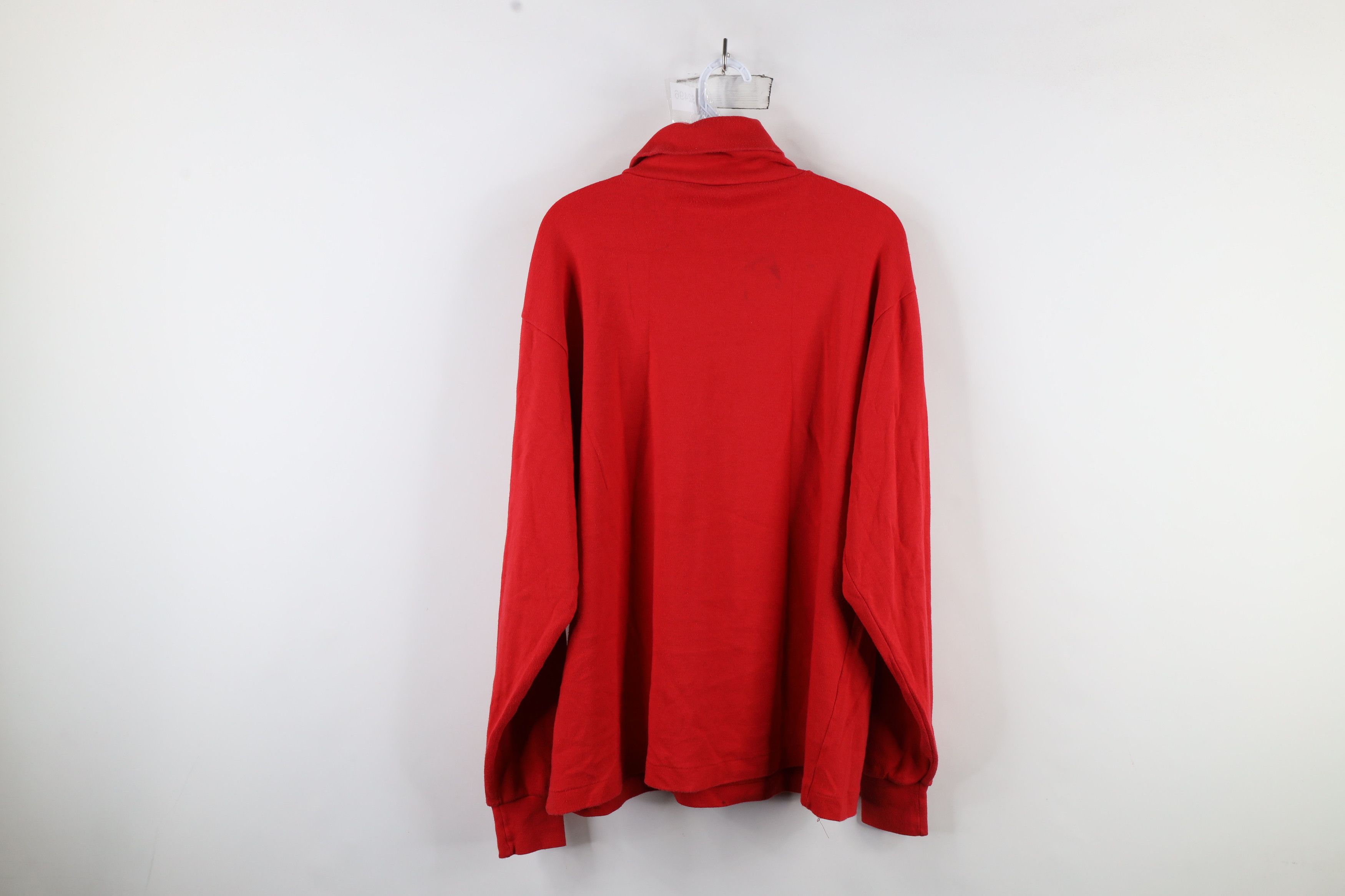 Lands' End × Vintage Vintage 90s Lands End Blank Turtleneck T-Shirt Red USA Size US L / EU 52-54 / 3 - 8 Thumbnail
