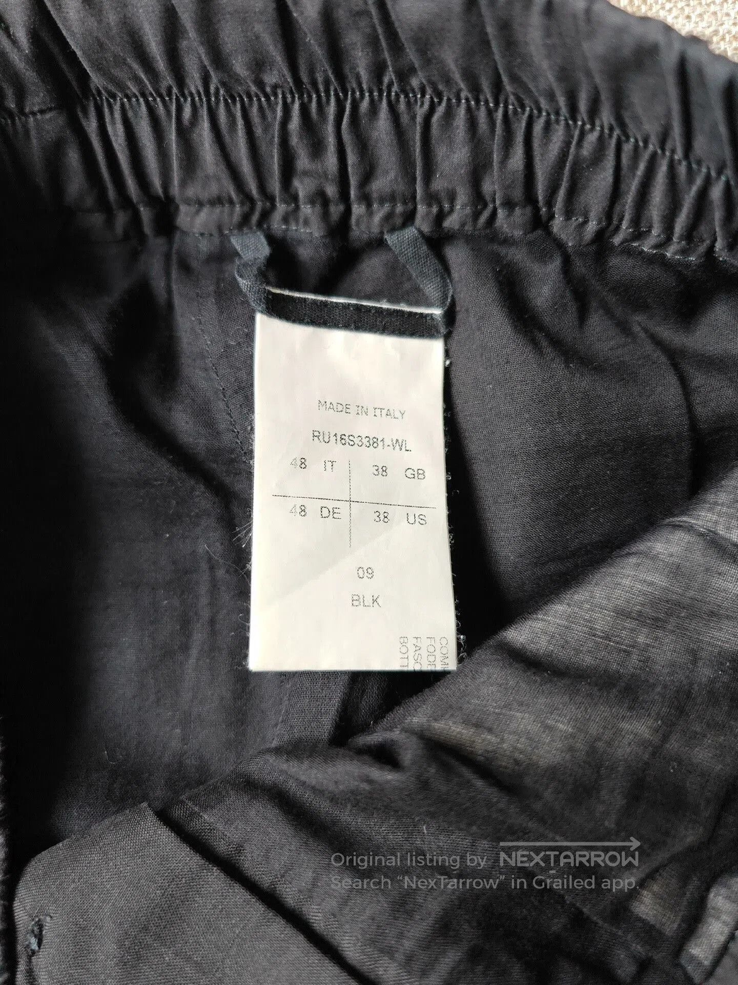 Rick Owens Rick Owens Mainline Cropped Casual Pants. Size US 32 / EU 48 - 3 Thumbnail