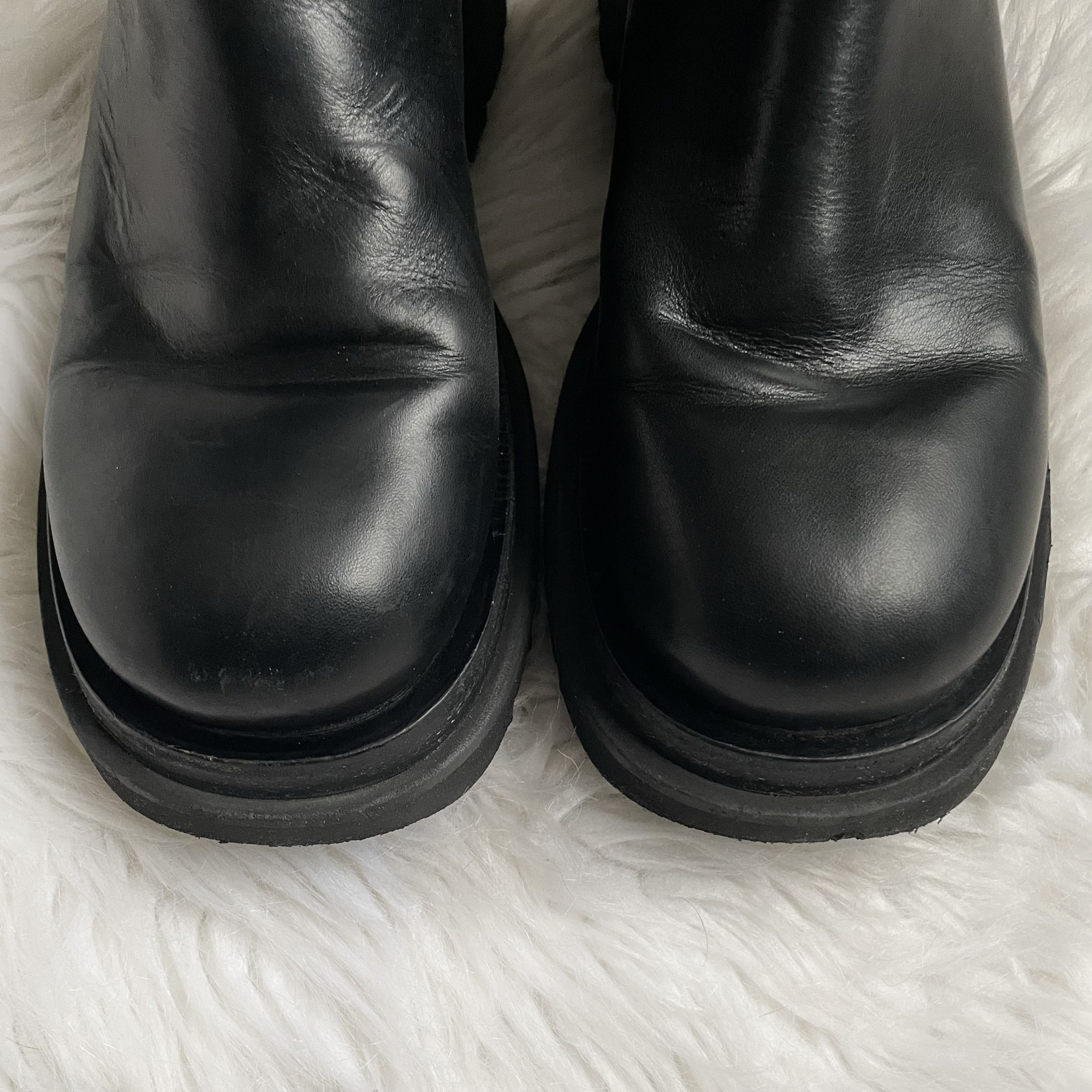 Bottega Veneta Bottega Veneta Black Lug Boots Zip Up Size 40.5 Size US 7.5 / EU 40-41 - 6 Thumbnail