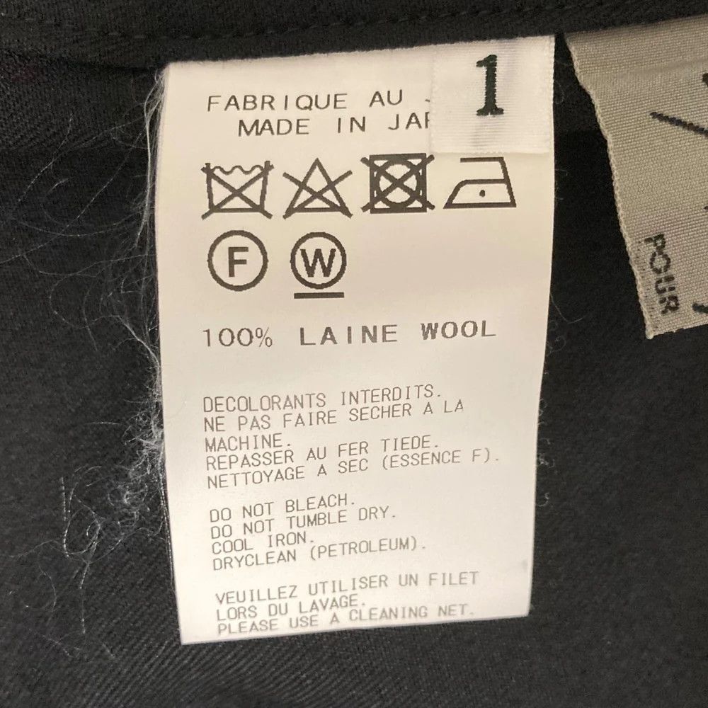 Yohji Yamamoto Yohji Yamamoto pour homme Wool/Topper shirt/Jacket Size US S / EU 44-46 / 1 - 6 Thumbnail