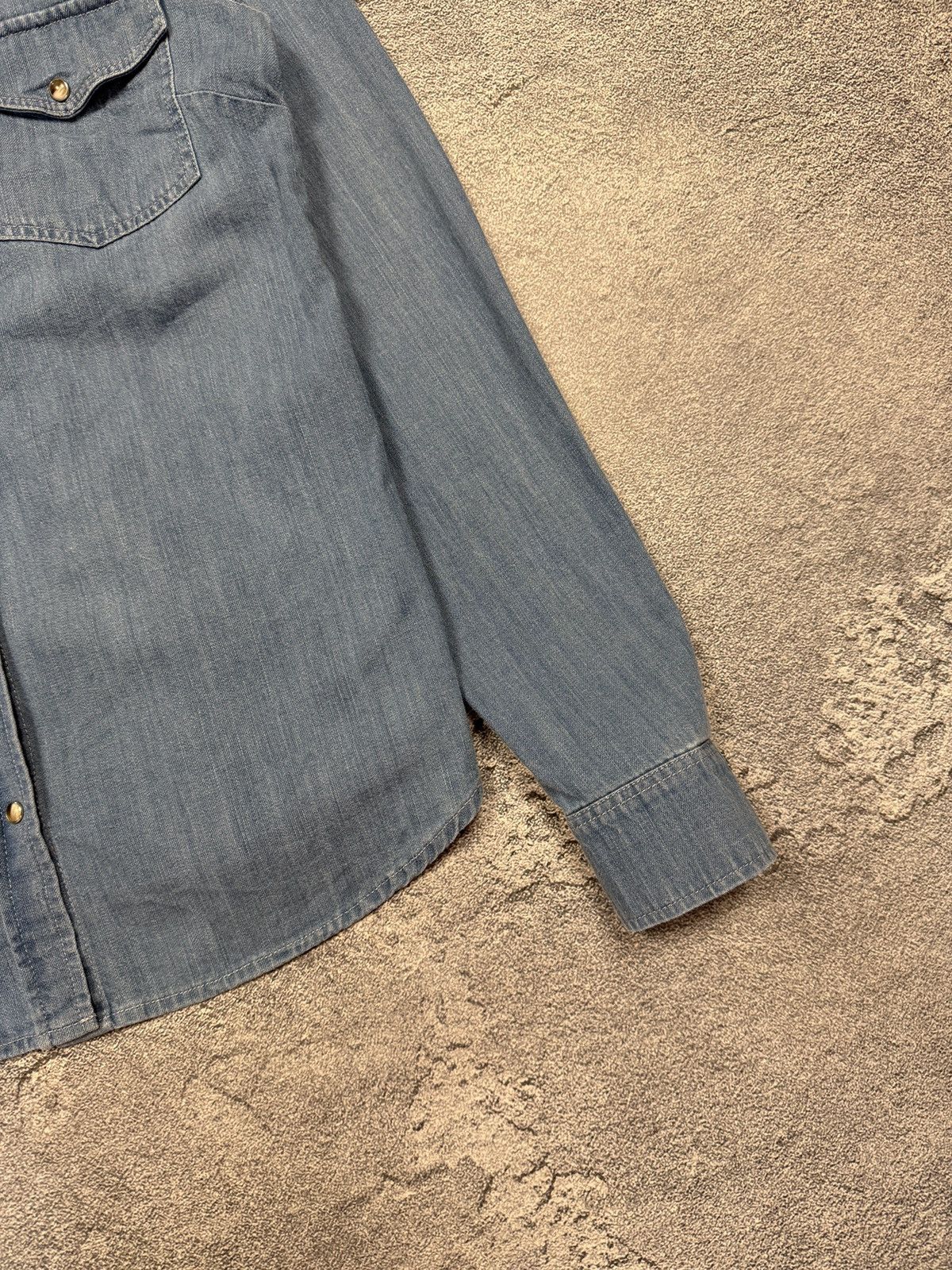 Designer × Sezane Sezane Denim Shirt Size M / US 6-8 / IT 42-44 - 5 Thumbnail