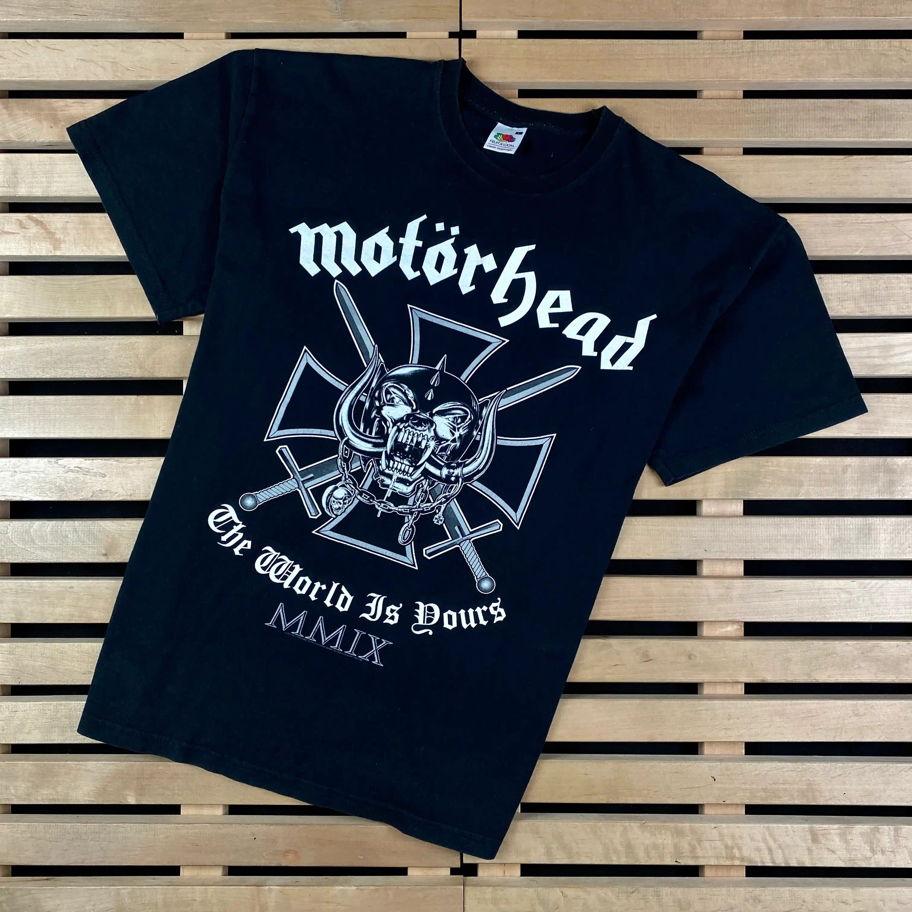 Band Tees × Vintage Mens T-Shirt Motörhead Vintage Size L Size US L / EU 52-54 / 3 - 1 Thumbnail