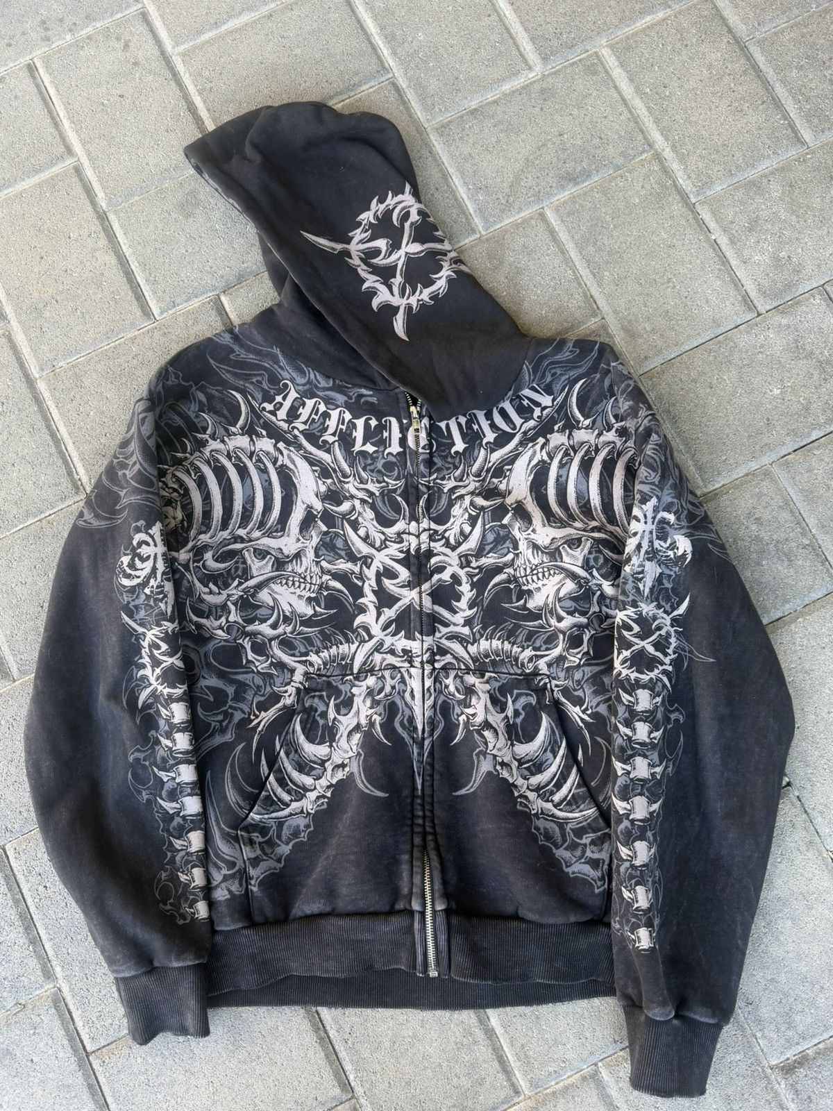 Ken Carson Ken carson x affliction collab zip up hoodie Size US M / EU 48-50 / 2 - 1 Thumbnail