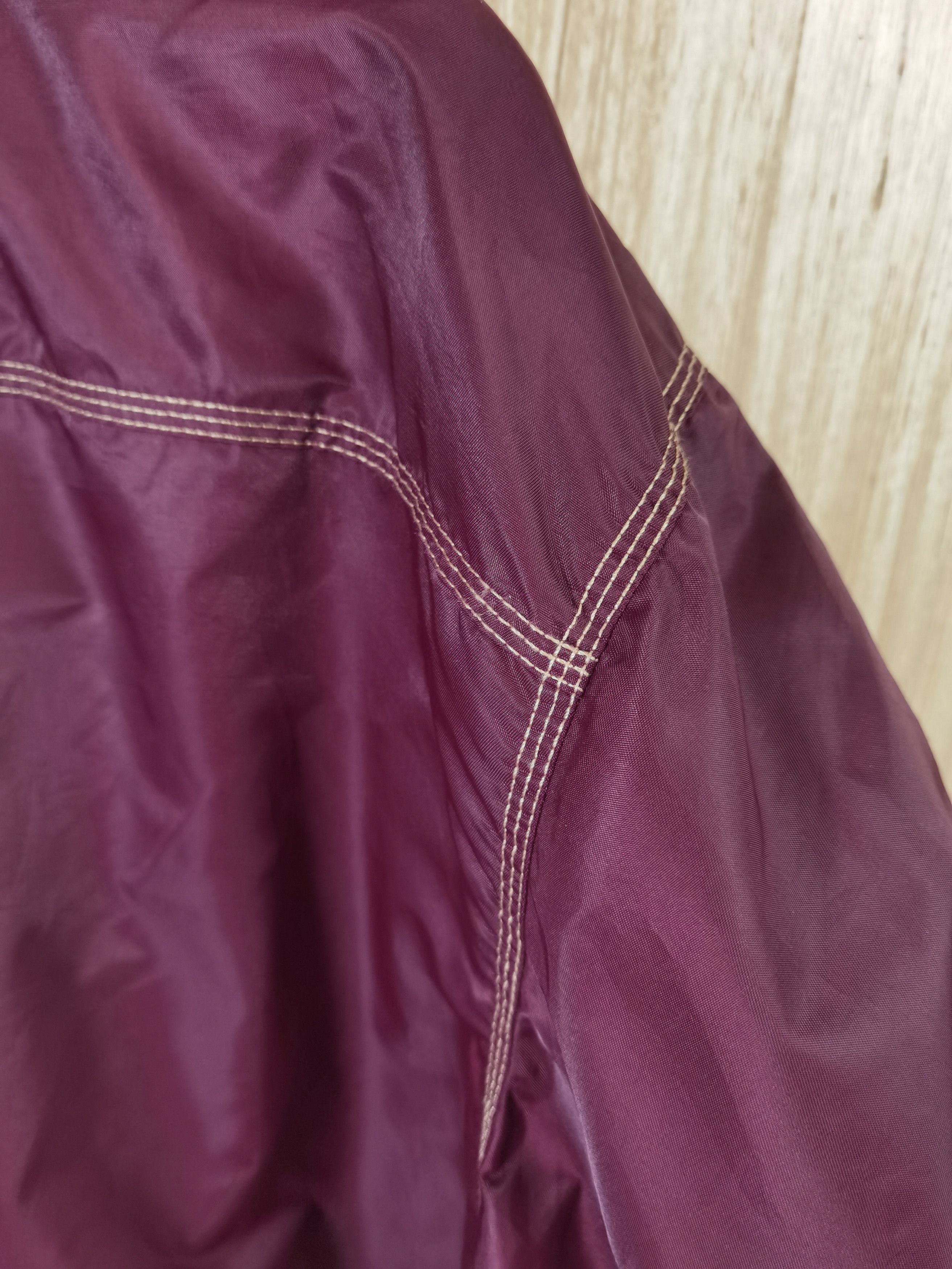 G10 VINTAGE CHECK JEEP COACH JACKET MAROON