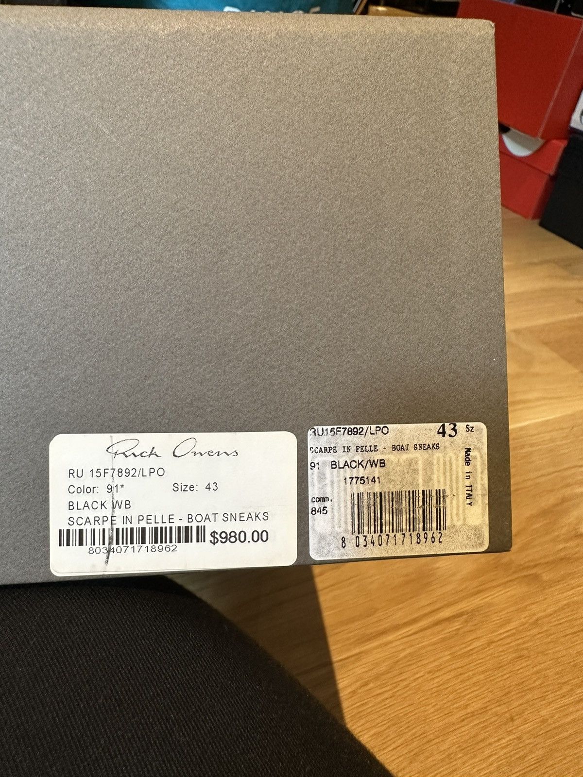 Rick Owens Rick Owens Ramones Slip Ons Size US 10.5 / EU 43-44 - 7 Thumbnail