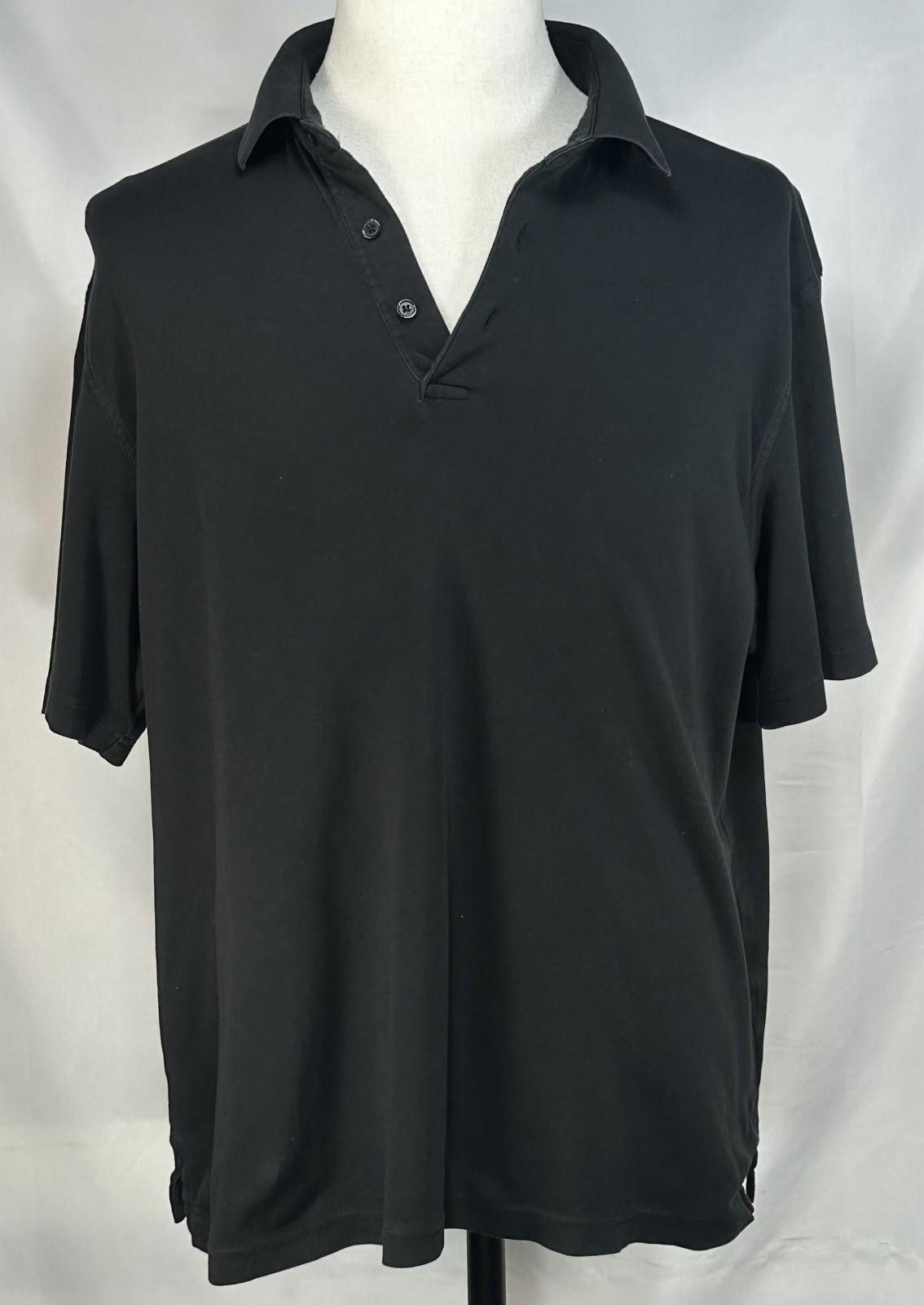 Jos. A. Bank Jos A Bank 1/4 Button Reserve Traditional Polo Black Mens L Size US L / EU 52-54 / 3 - 1 Thumbnail