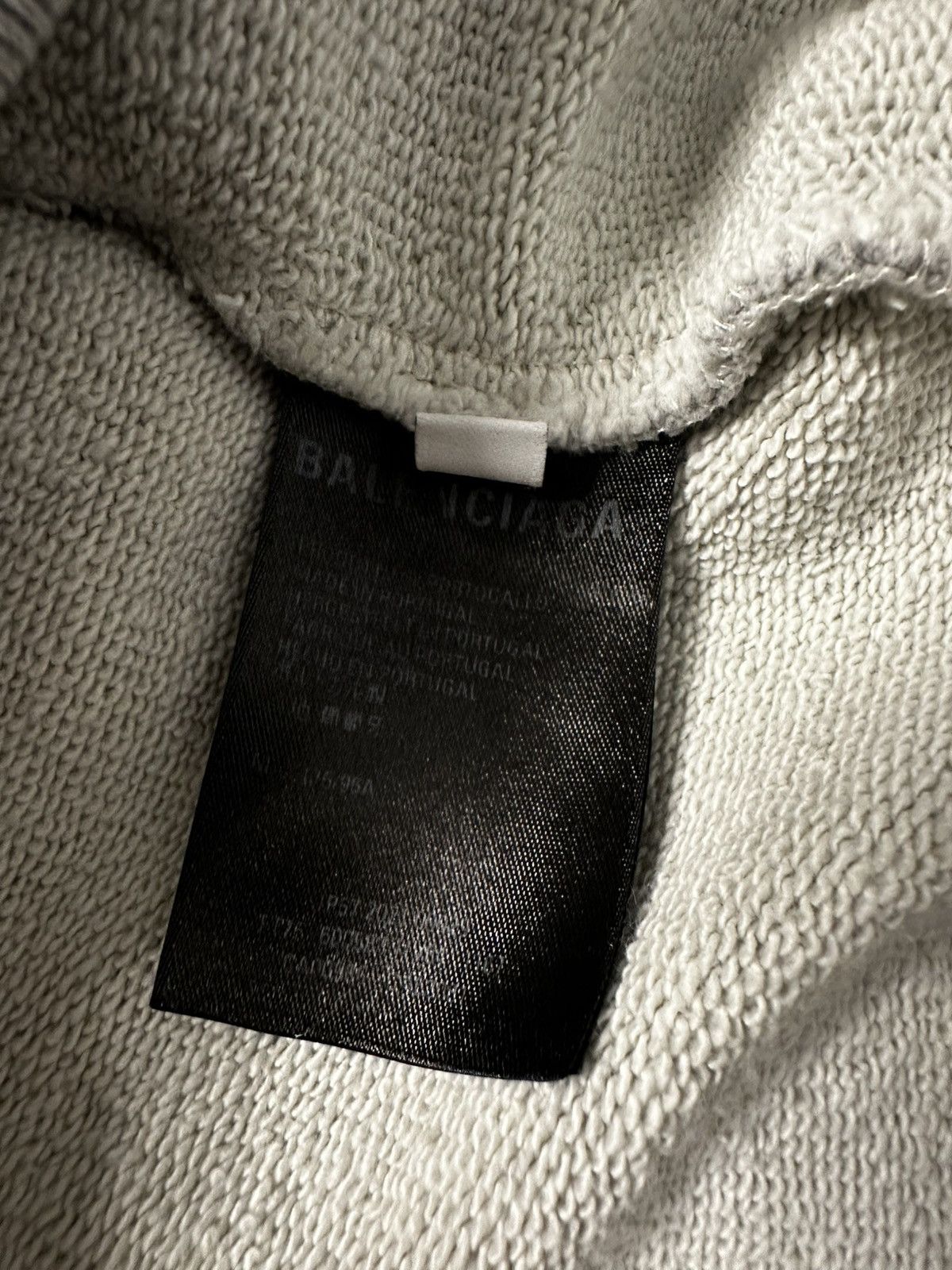Balenciaga Gray Balenciaga Logo Hoodie Size US M / EU 48-50 / 2 - 8 Thumbnail