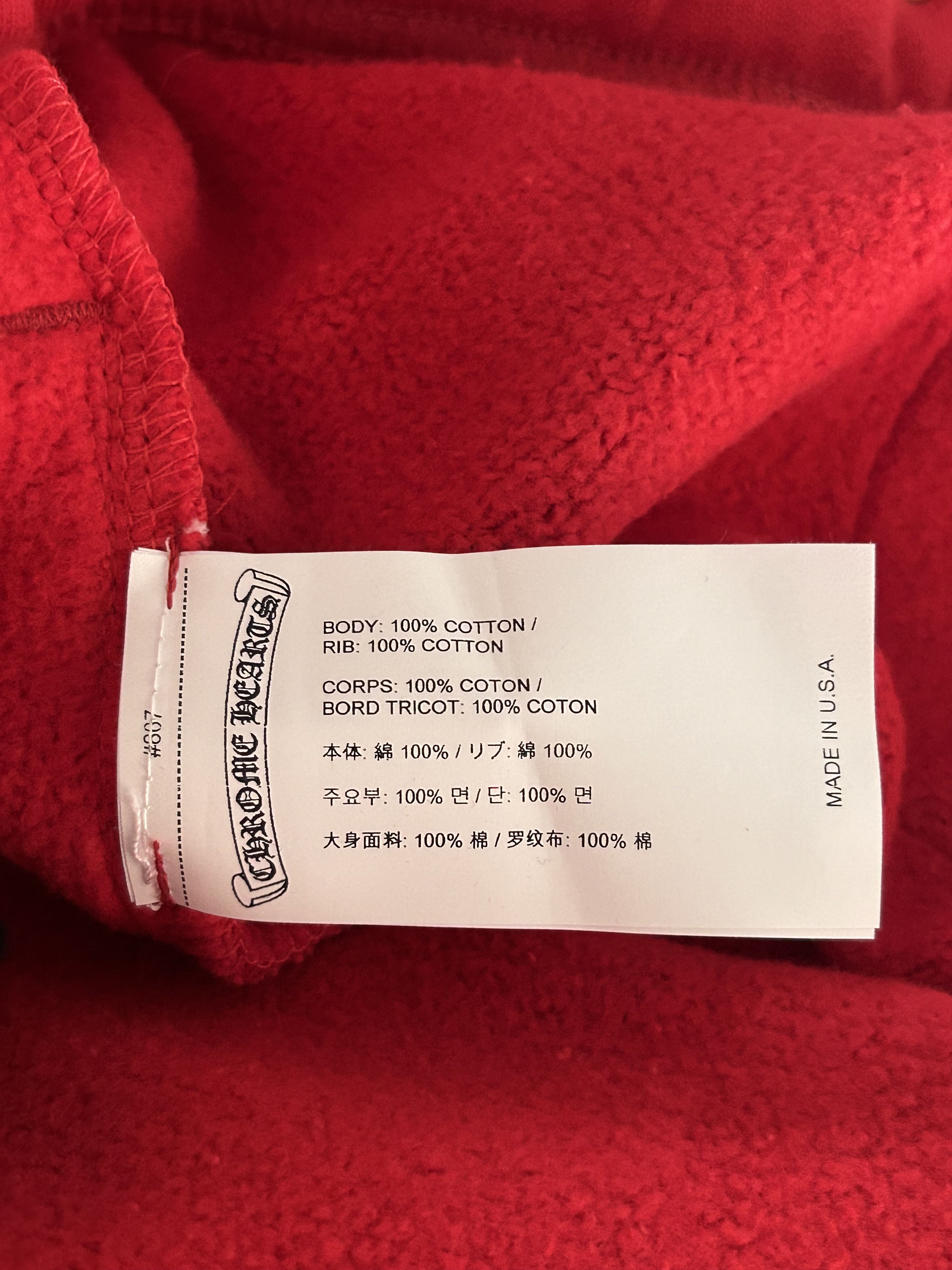 Chrome Hearts Chrome Hearts Red & White Triple Cross Embroidered Shorts Size US 34 / EU 50 - 4 Thumbnail