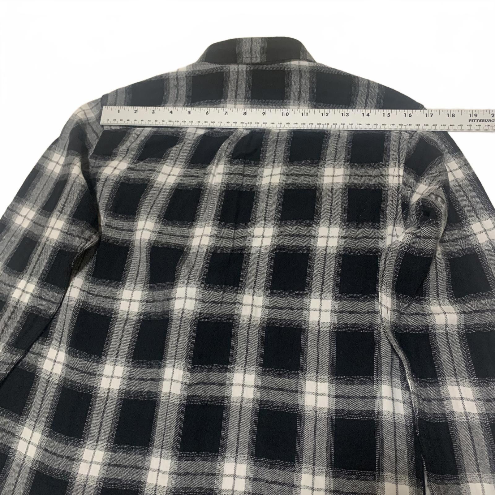 Old Navy Old Navy Men's S Black White Plaid Button Shirt Cotton Size US S / EU 44-46 / 1 - 6 Thumbnail
