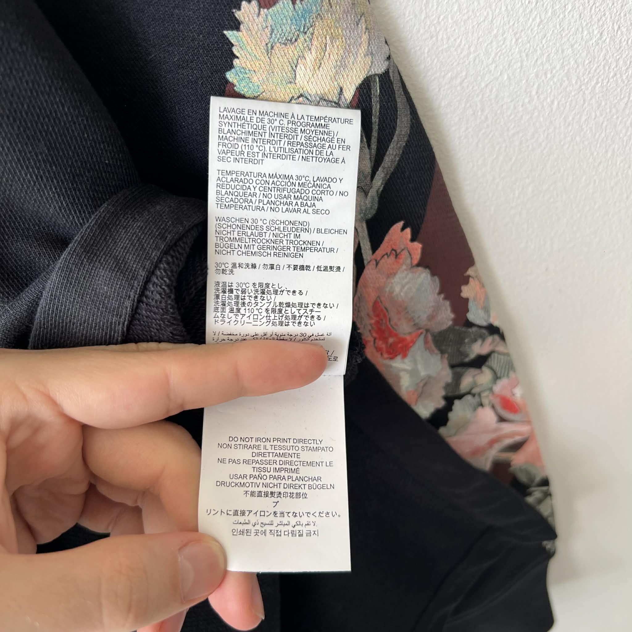 Off-White Off White Floral Crewneck Sweatshirt Mini Dress Size XS / US 0-2 / IT 36-38 - 9 Thumbnail
