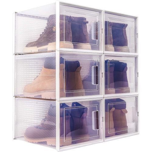 Designer × Homemade Storage Shoe Box; Foldable Clear Sneaker Display Box; Stacka Size US L / EU 52-54 / 3 - 7 Thumbnail