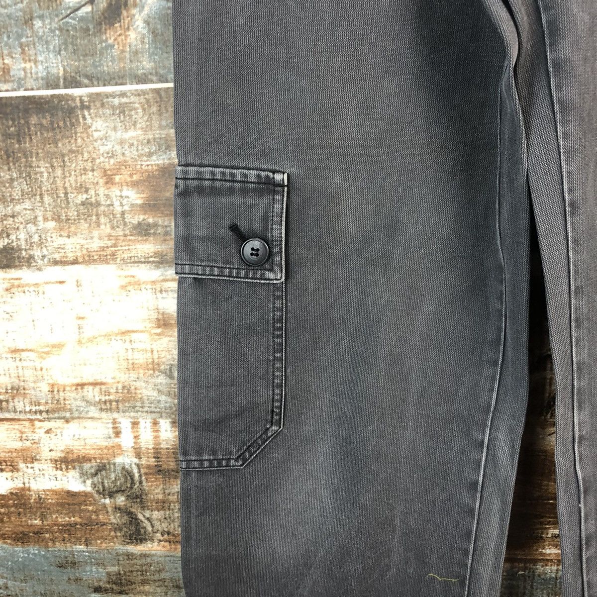 Japanese Brand DL Tasse Tasse Black Cropped Pants #C1241 Size US 27 - 10 Thumbnail