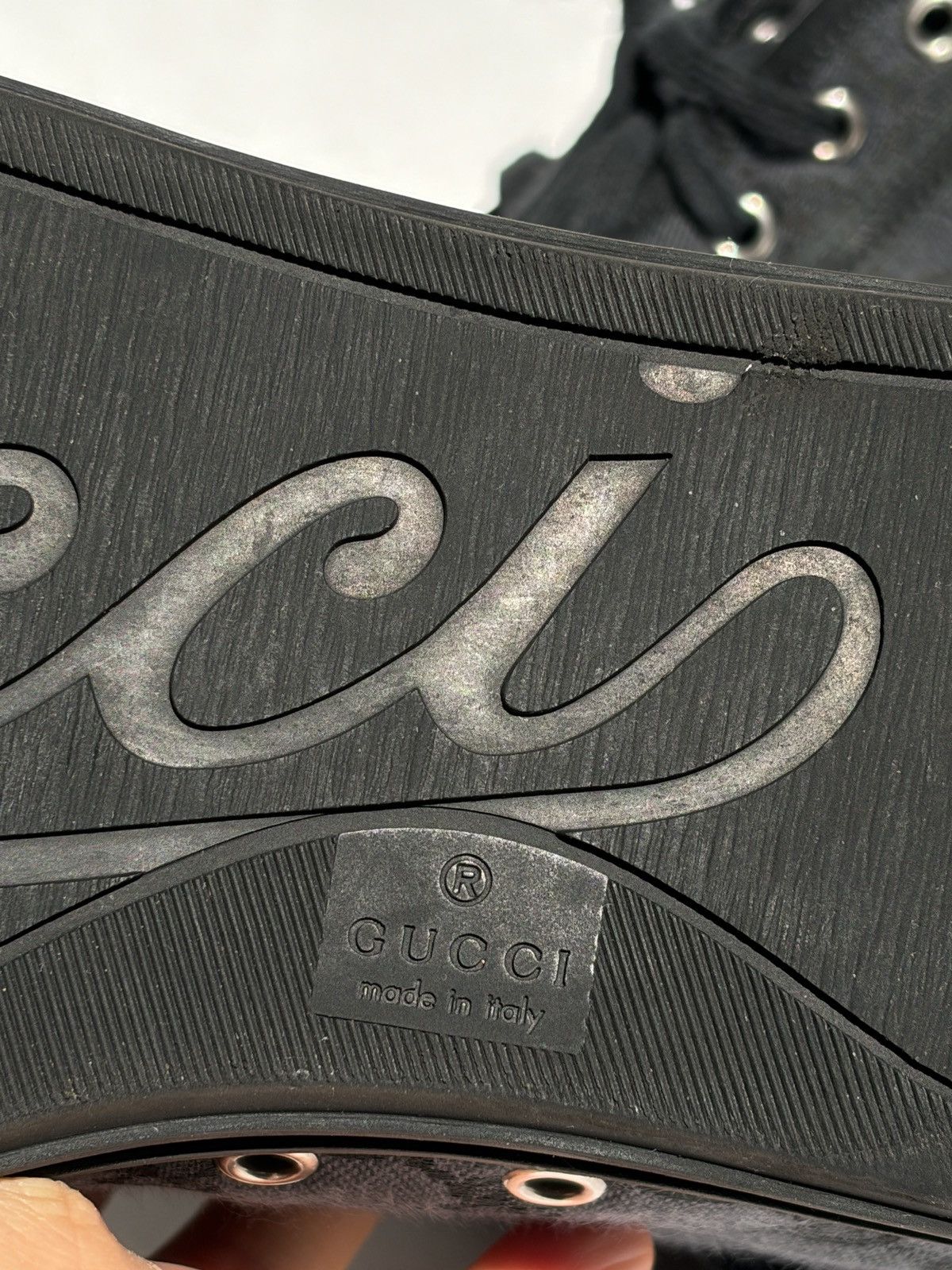 Gucci Gucci GG Monogram High-top Sneakers Size US 8 / EU 41 - 14 Thumbnail