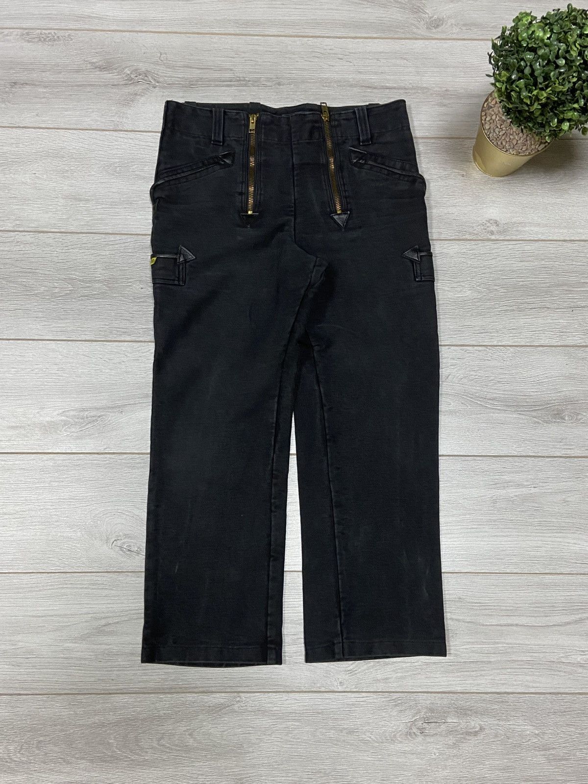Designer × Vintage Designer vintage JOB double zip vintage unusual pants wide Size US 34 / EU 50 - 3 Thumbnail