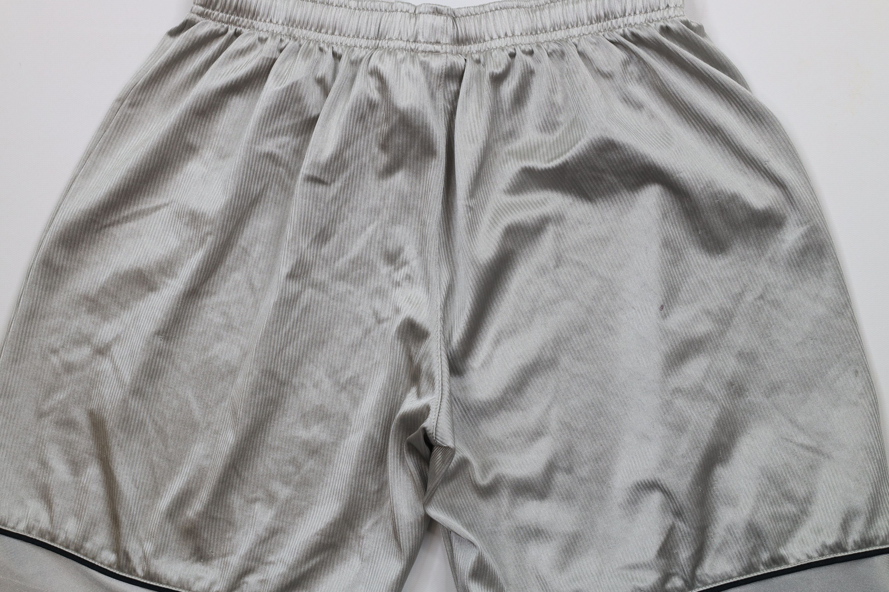 Nike × Vintage Vintage Nike Scott Mini Swoosh Above Knee Shorts Silver Size US 30 / EU 46 - 12 Thumbnail