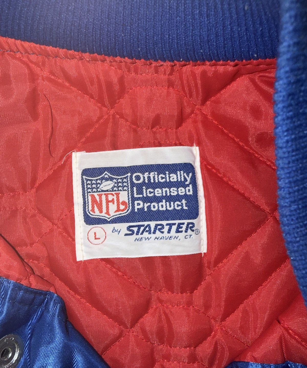 Starter Vintage New York Giants Starter Satin Jacket Size US L / EU 52-54 / 3 - 6 Thumbnail