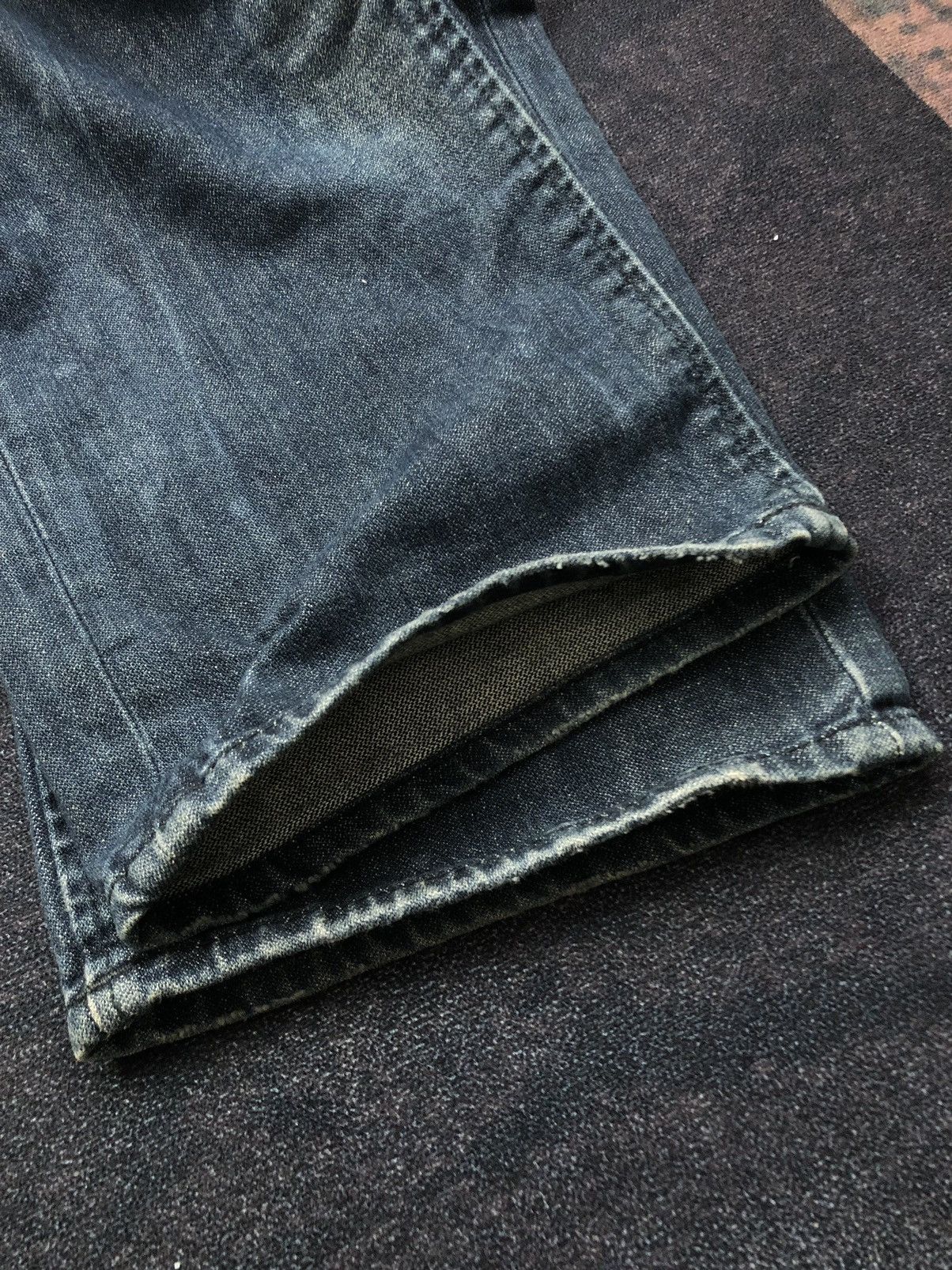 Vintage Vintage True Religion Moto Double Knee Jeans Size US 37 - 9 Thumbnail