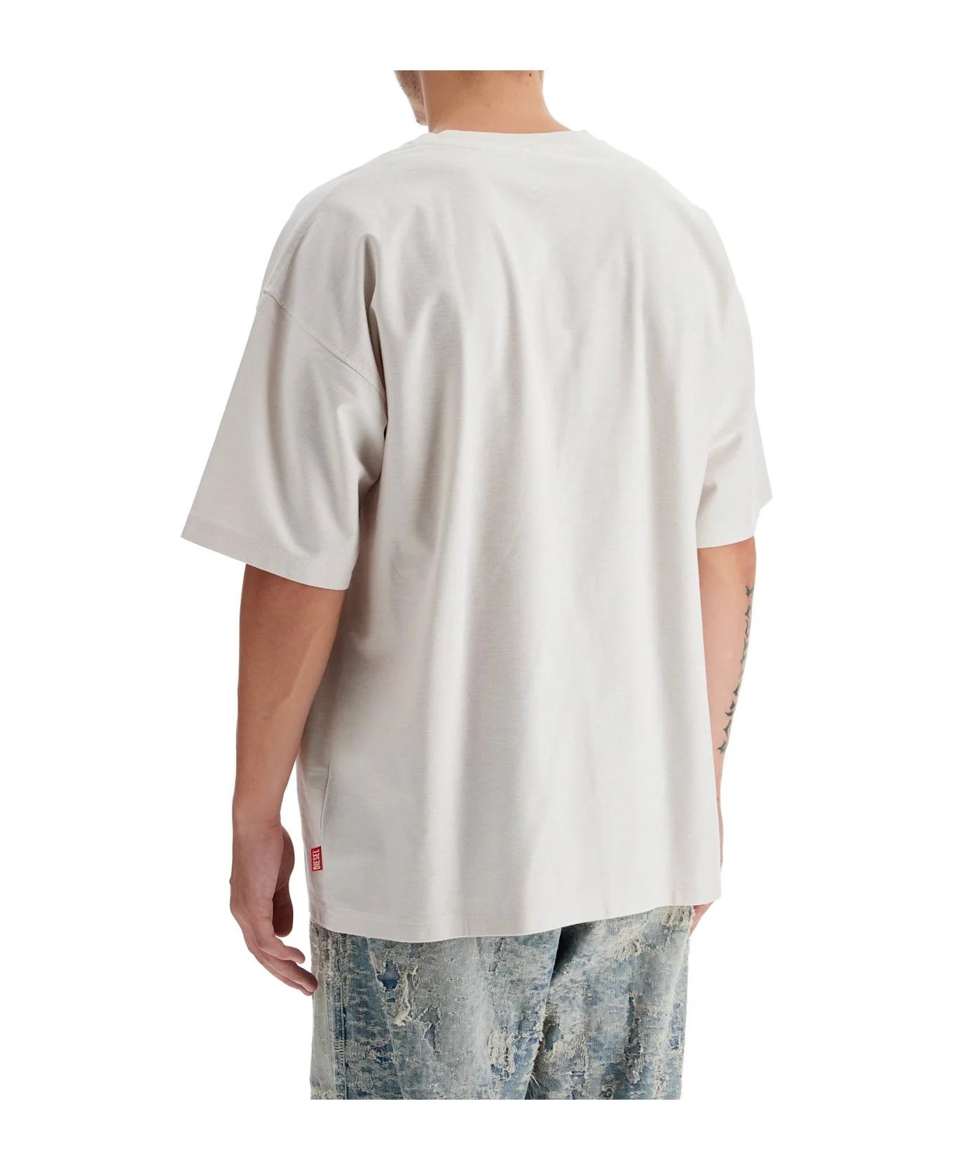Diesel o1mle1025 T-Box S4 T-Shirt in White Size US L / EU 52-54 / 3 - 3 Thumbnail