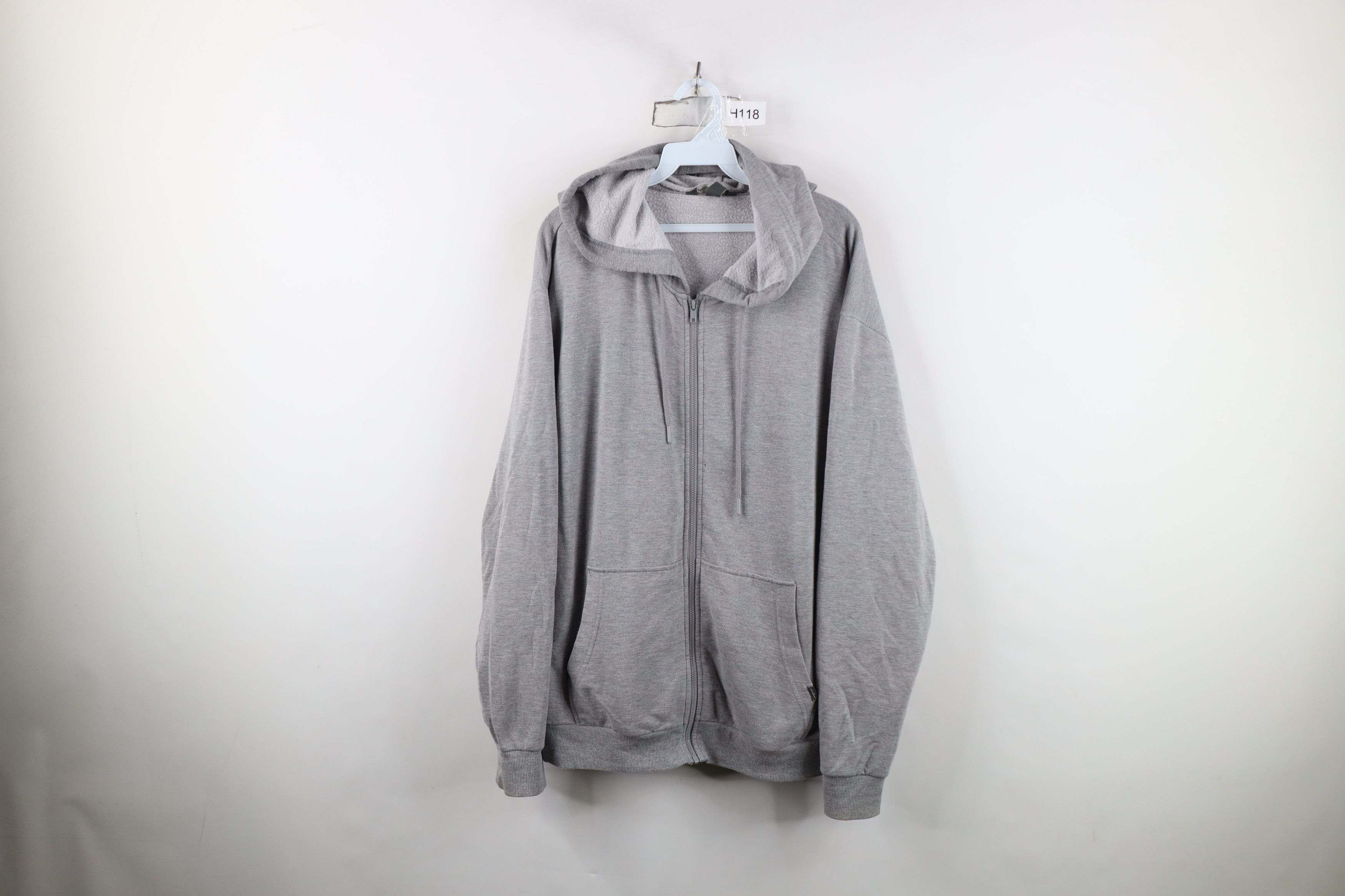 Eddie Bauer Vintage Y2K Eddie Bauer Full Zip Hoodie Sweatshirt Gray Size US M / EU 48-50 / 2 - 1 Thumbnail