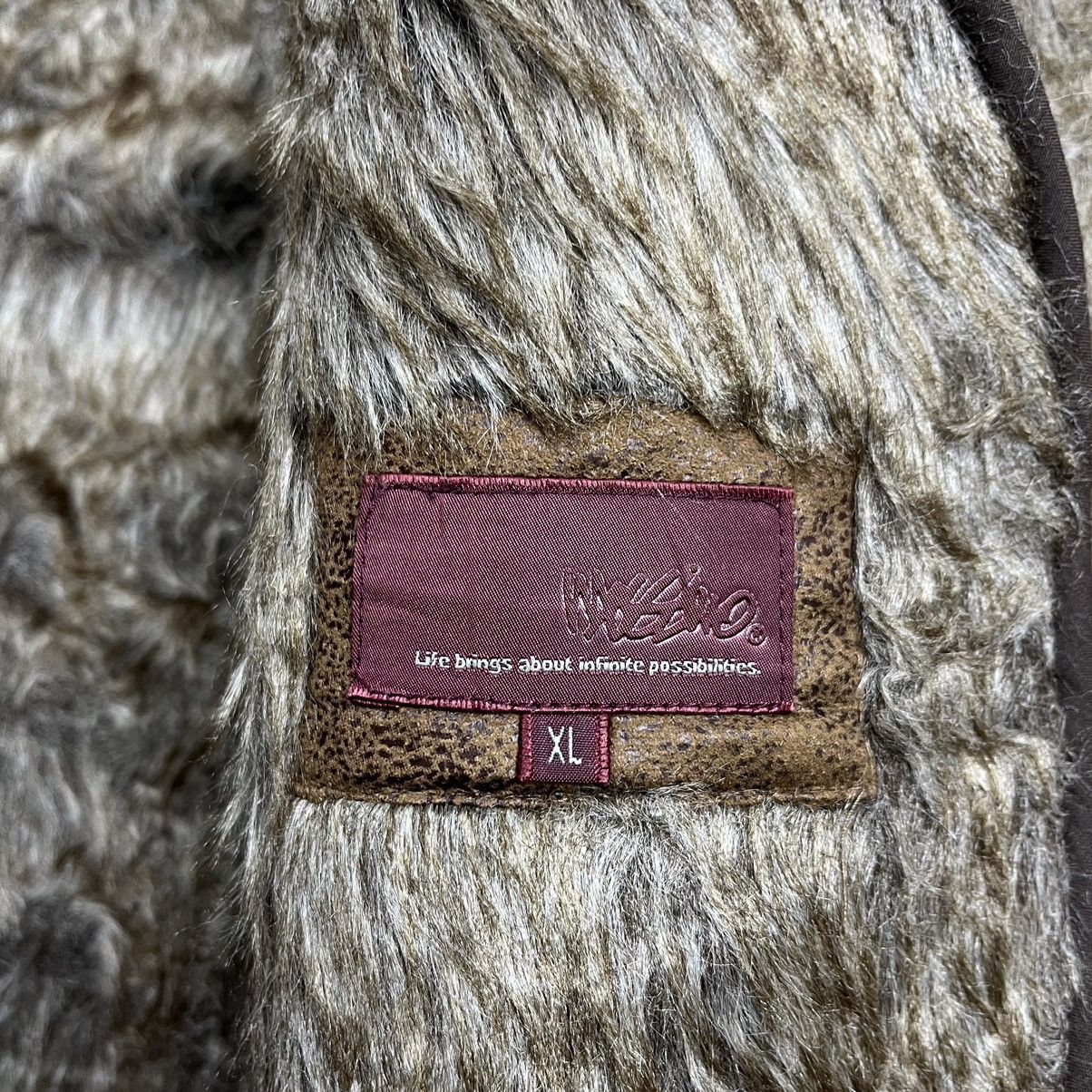 Le Grande Bleu (L.G.B.) Japanese brand Mossimo suede fur rider jacket vkei style Size US XL / EU 56 / 4 - 10 Thumbnail