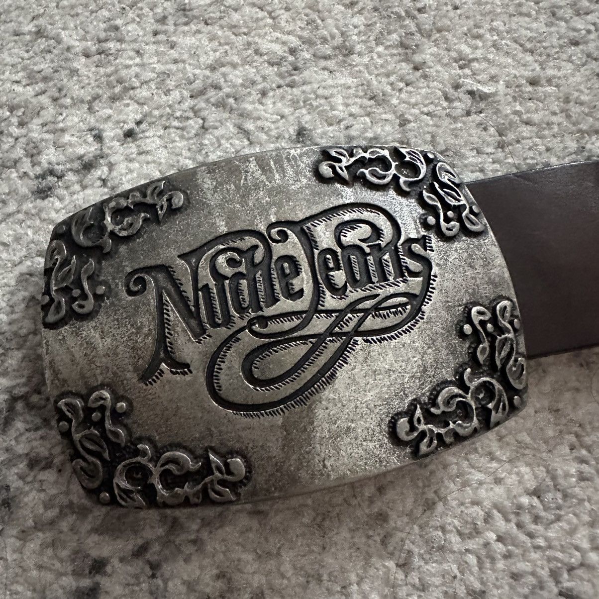 Nudie Jeans Nudie Jeans Leather Belt Italy 🇮🇹 Design Size ONE SIZE - 2 Thumbnail