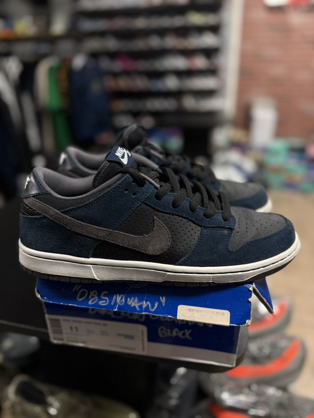 Nike Nike Dunk Pro SB Low Obsidian/Midnight Fog-Black size 11 Size US 11 / EU 44 - 11 Thumbnail
