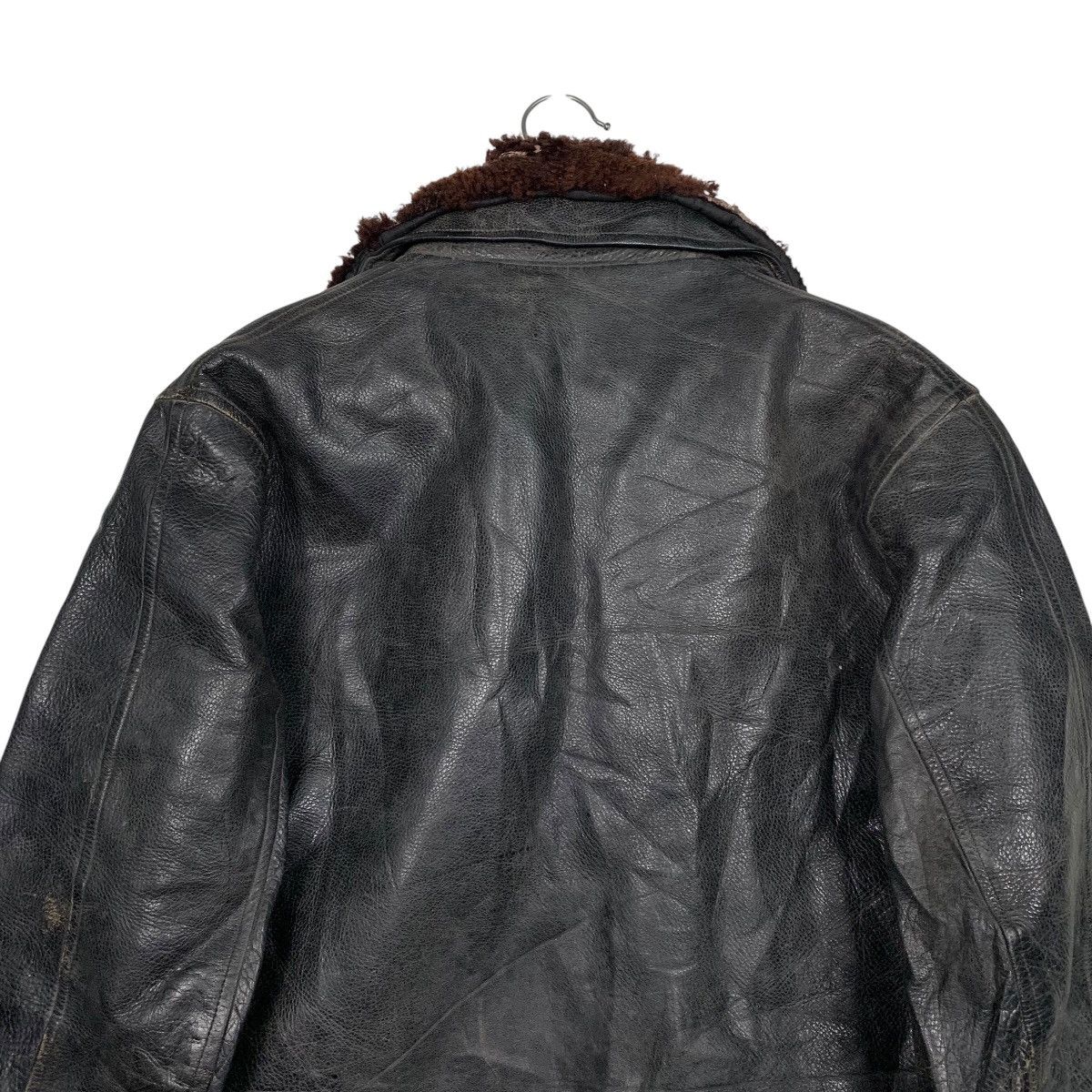 Japanese Brand Japanese Brand Gold Ring Leather Jacket Size US M / EU 48-50 / 2 - 8 Thumbnail