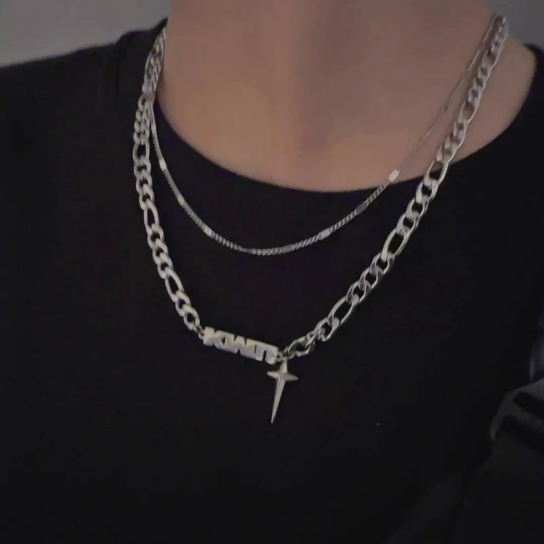 Other Dark STEAL! Y2K Chains Necklace Chain Size ONE SIZE - 2 Thumbnail
