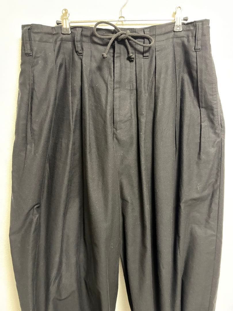 Yohji Yamamoto yohji yamamoto pour homme/25SS cotton twill balloon pants Size US 34 / EU 50 - 3 Thumbnail