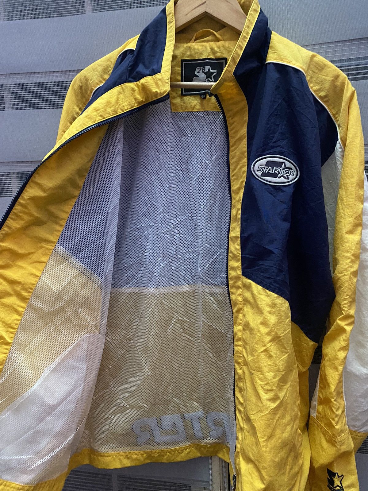 Starter × Vintage Vintage Starter Michigan Styled Light Jacket Size US L / EU 52-54 / 3 - 6 Thumbnail
