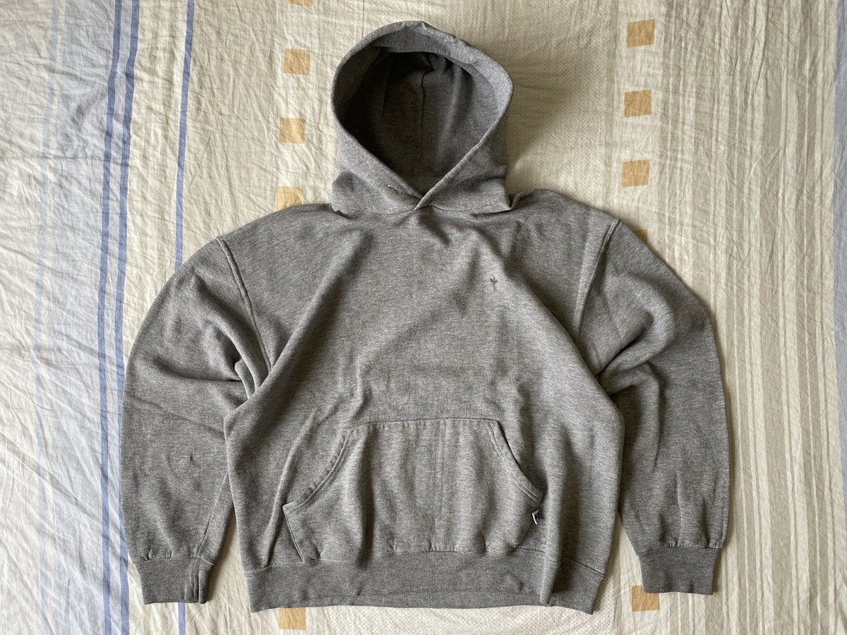 Russell Athletic 90s Russell Athletic Vintage Boxy Gray Hoodie Size US L / EU 52-54 / 3 - 1 Thumbnail