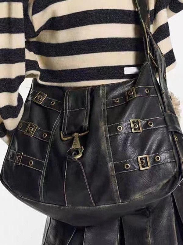 Vintage Y2K Vintage Harajuku Black Purse Size ONE SIZE - 2 Thumbnail