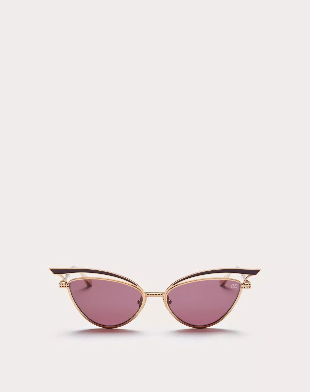 Valentino oc11z0725 Size: 55/ Cat-Eye Titanium Frame in Light Gold Size ONE SIZE - 1 Thumbnail