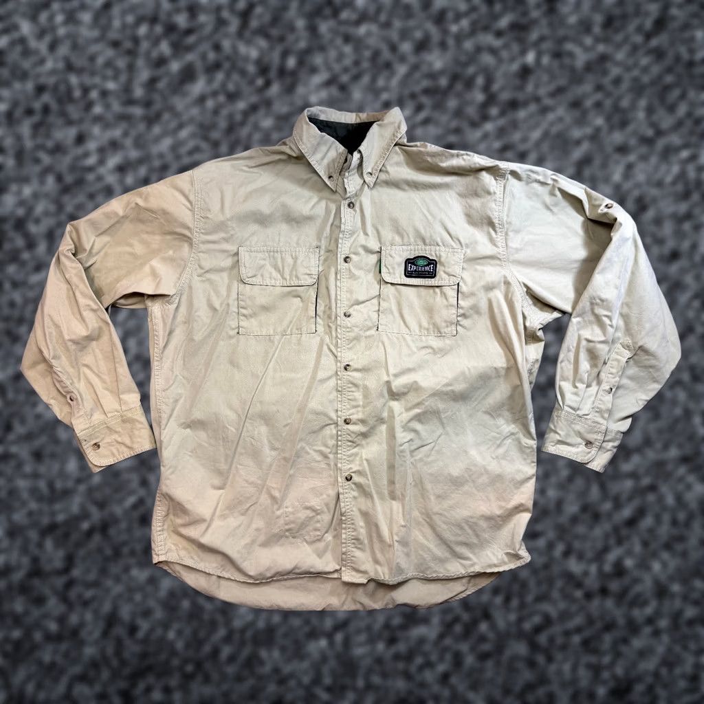 Vintage Land Rover Experience 4x4 Driving Outdoor Button-Up shirt Green Mens XL Size US XL / EU 56 / 4 - 1 Thumbnail