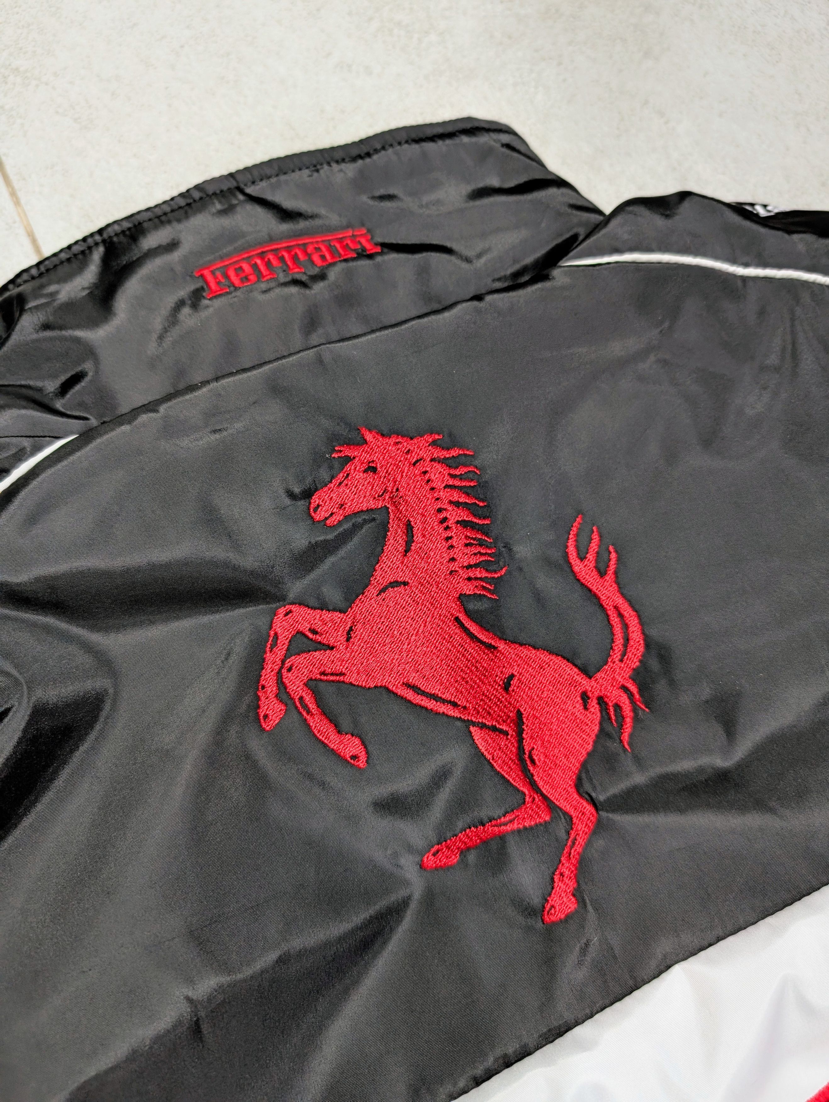 Vintage 🔥 FERRARI ADULT F1 RACING JACKET VINTAGE EBROIDERED COTTON Size US L / EU 52-54 / 3 - 7 Thumbnail