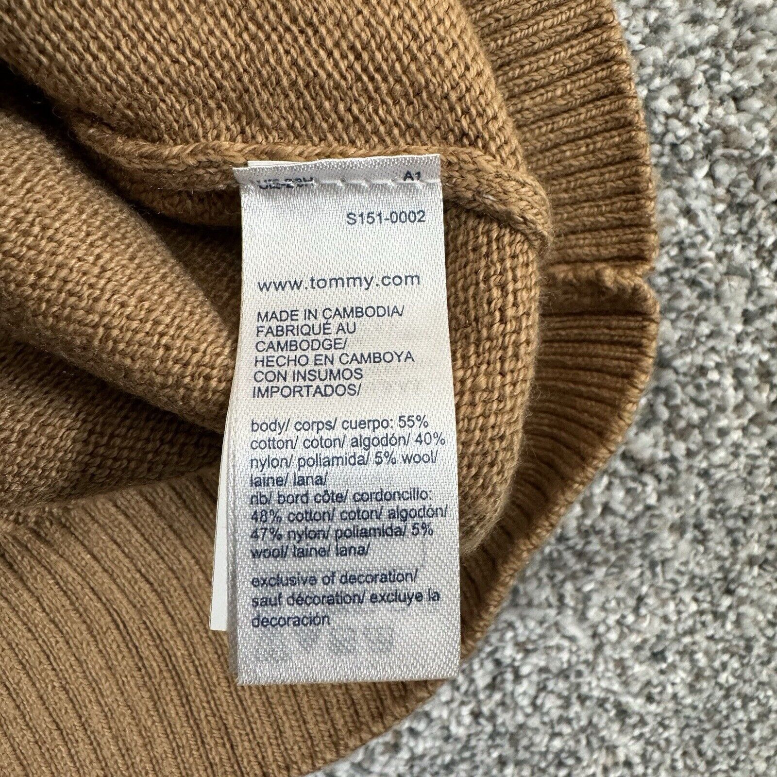 Tommy Hilfiger Tommy Hilfiger Sweater Women XL Relaxed Mockneck Academia Size XL / US 12-14 / IT 48-50 - 9 Thumbnail