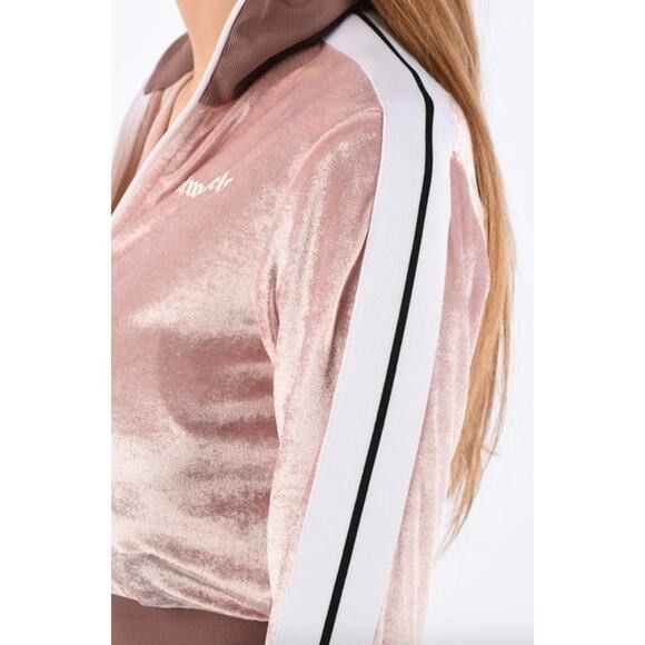 Palm Angels Palm Angels Chenille Cropped Zip Up Hoodie Rose Size XL / US 12-14 / IT 48-50 - 8 Thumbnail