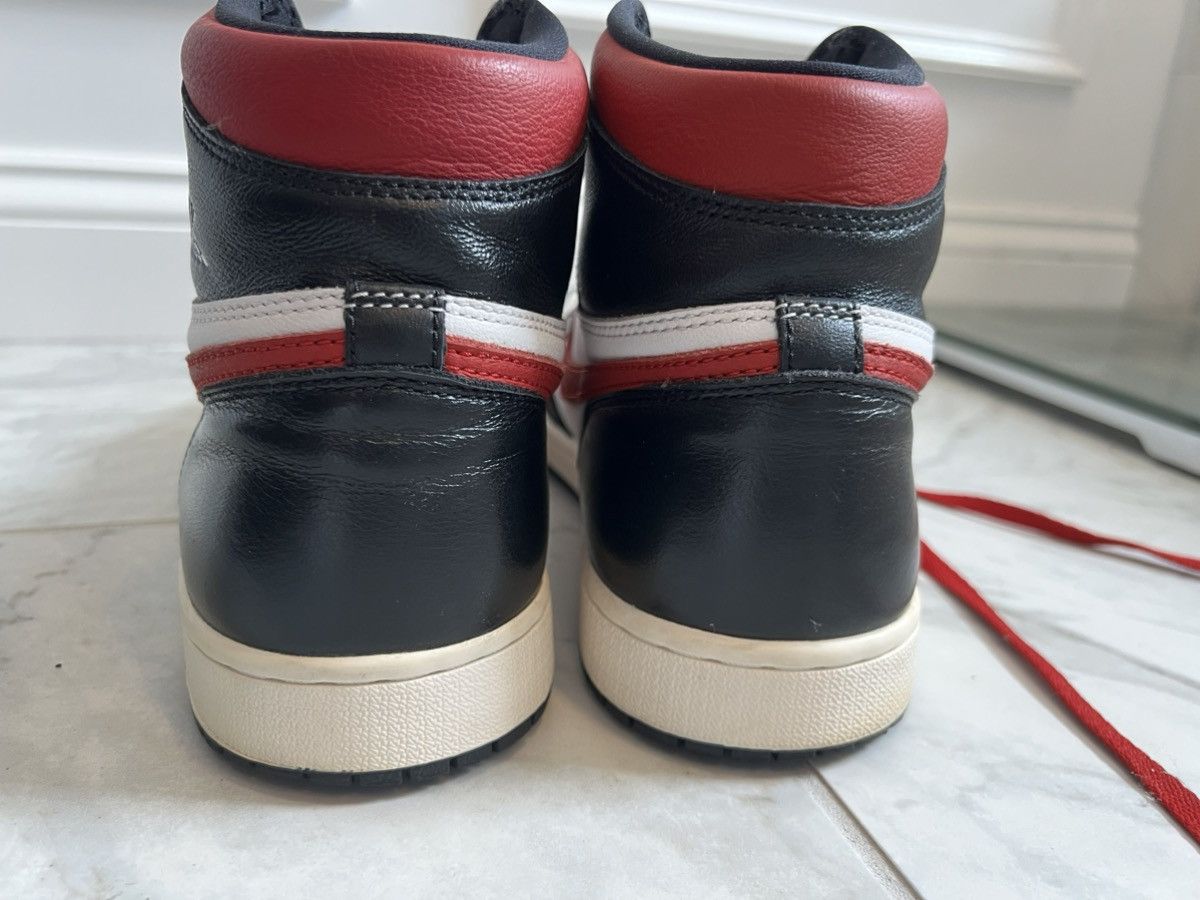 Jordan Brand × Nike Jordan 1 Retro High Black Gym Red 2019 Size US 11.5 / EU 44-45 - 5 Thumbnail