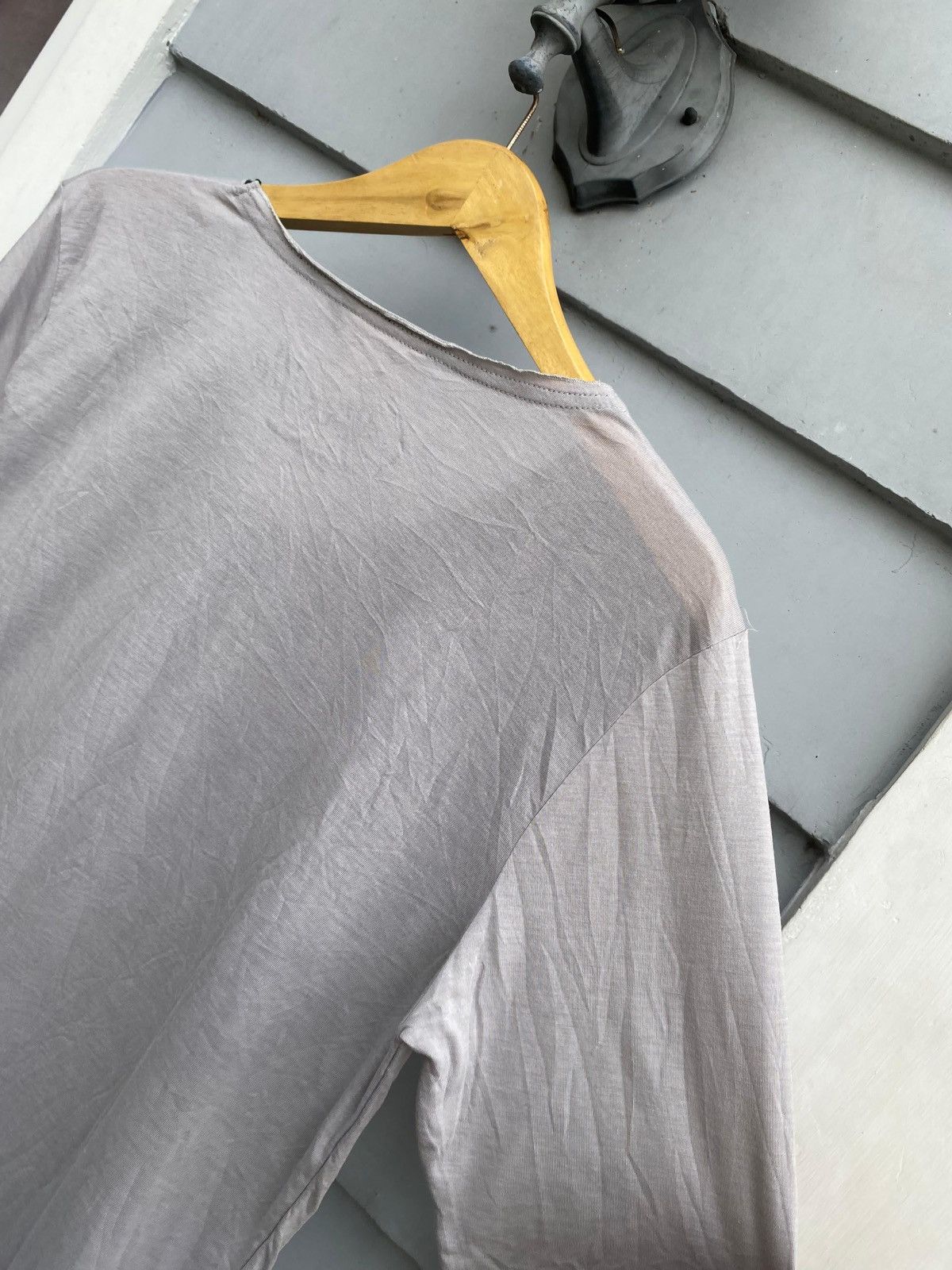 Japanese Brand GELEONE Japanese Layered Cut Long Sleeve Shirt Yohji Style Size XL / US 12-14 / IT 48-50 - 12 Thumbnail
