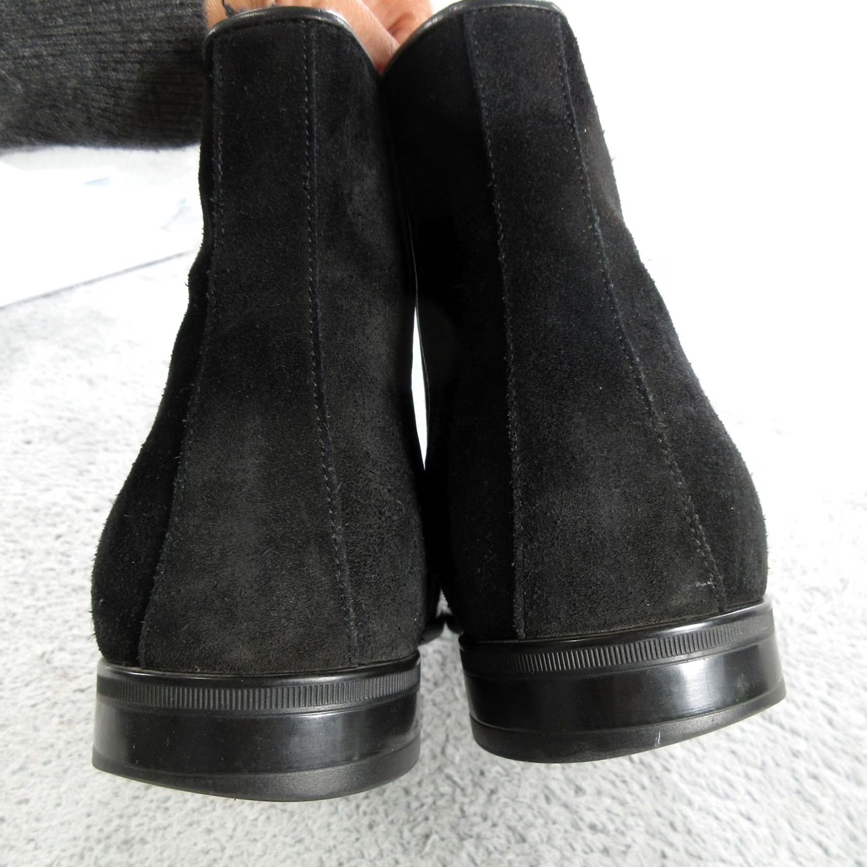 Aquatalia Aquatalia Chelsea Boots Mens Size 12 Black Suede Leather Lined Made In Italy Chelsea Boots Mens Black Suede Leather Lined Italian Made Size US 12 / EU 45 - 4 Thumbnail