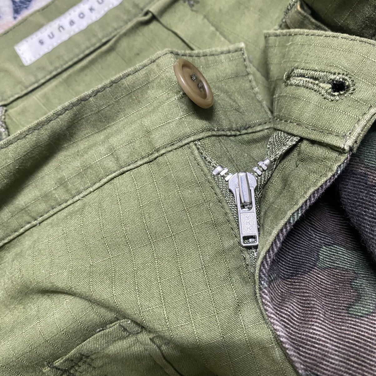 Issey Miyake Vintage Sunaokuwahara Military Patchwork Combat Pants Size 30" / US 8 / IT 44 - 19 Thumbnail
