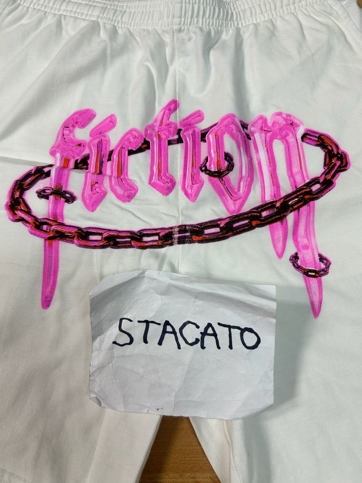 Other Fiction Y2K Chain Shorts White/Pink Size US 30 / EU 46 - 4 Thumbnail