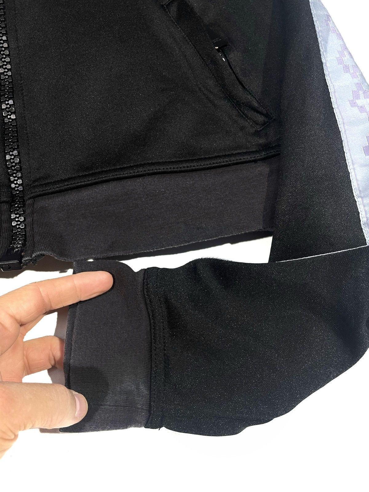 Designer Marcelo Burlon Women Sport Crop Top Zip Size M Made Portugal Size M / US 6-8 / IT 42-44 - 8 Thumbnail